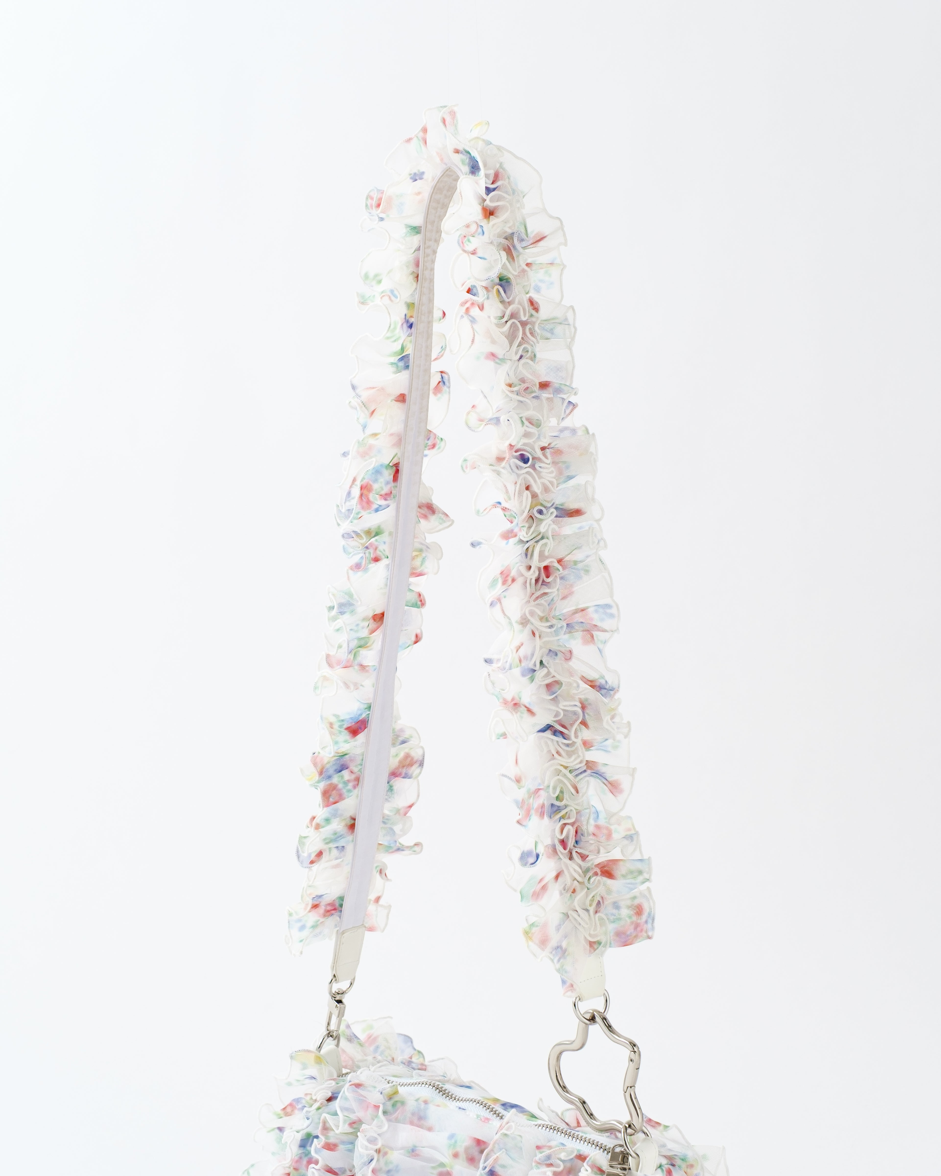 Tulle frill bag (floral pattern)