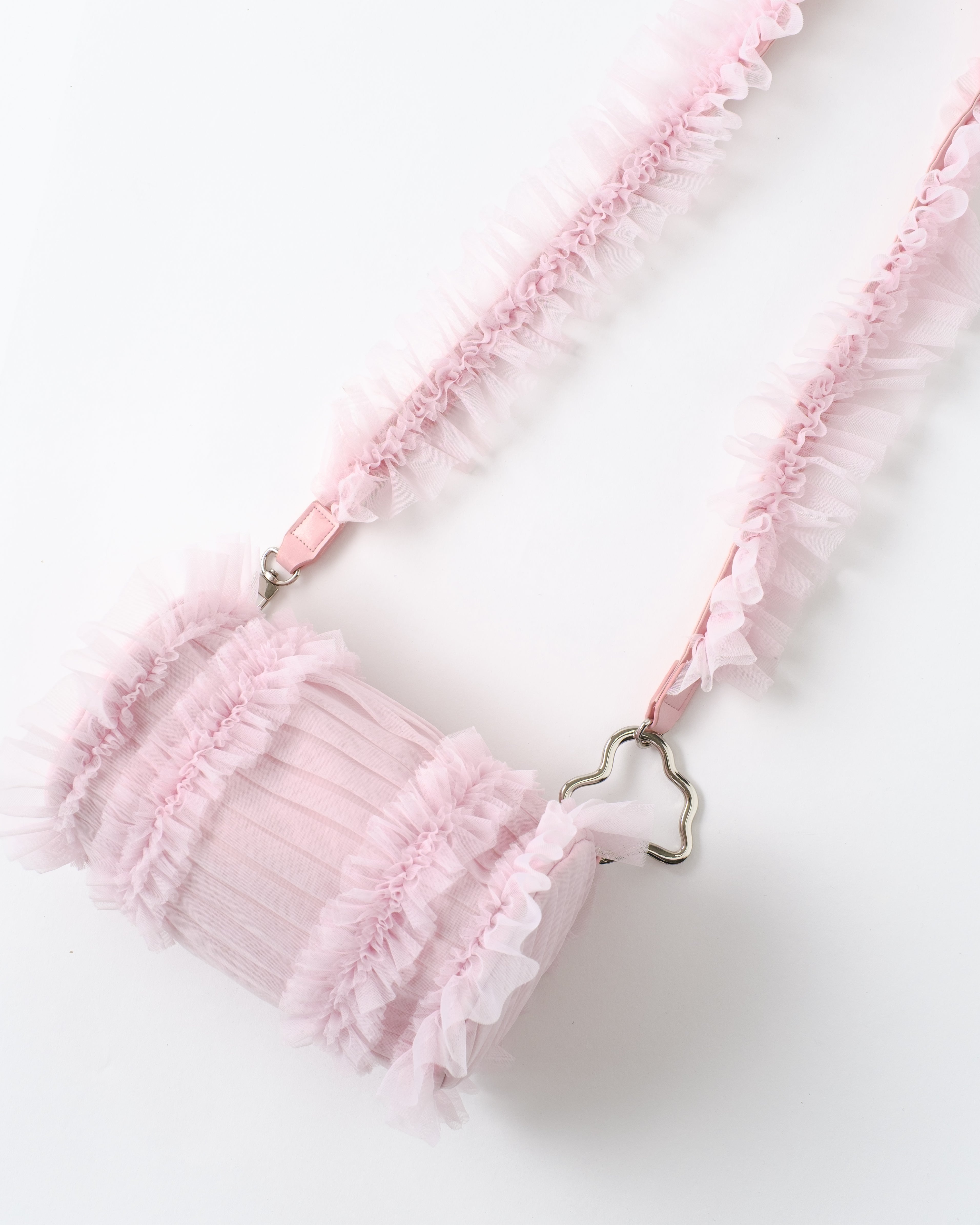 Tulle Frill Bag (pink)