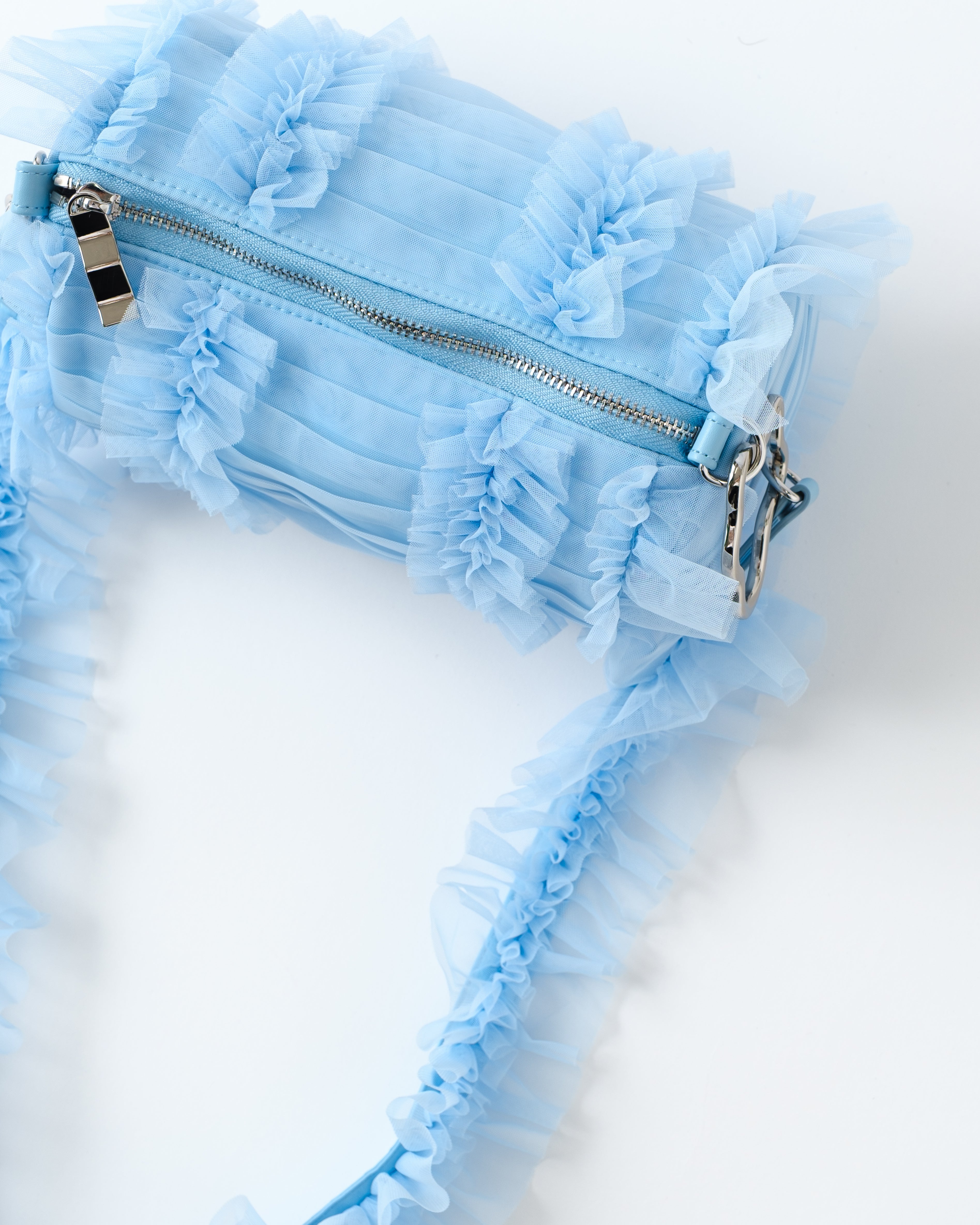 Tulle Frill Bag (blue)