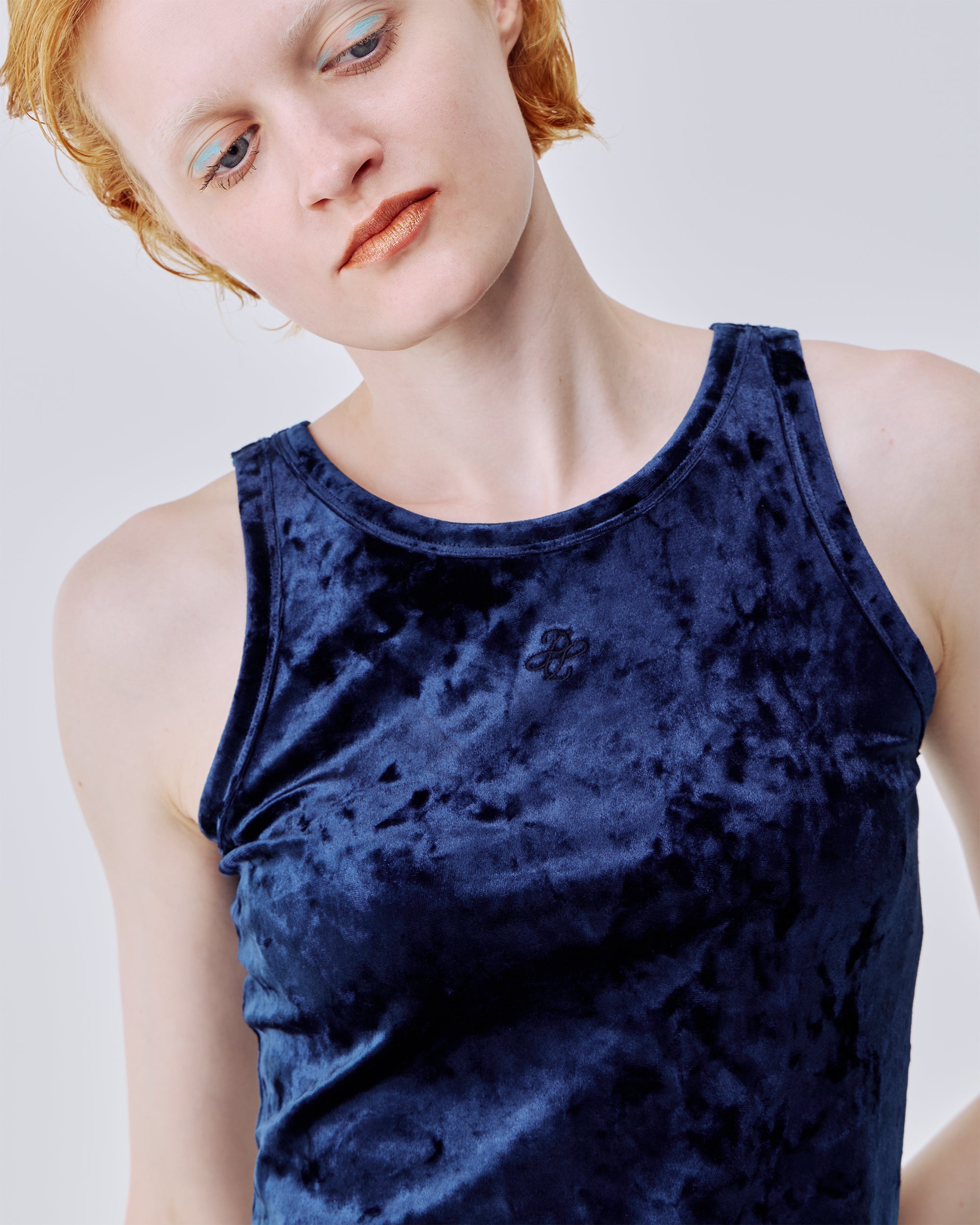 Velour tank top