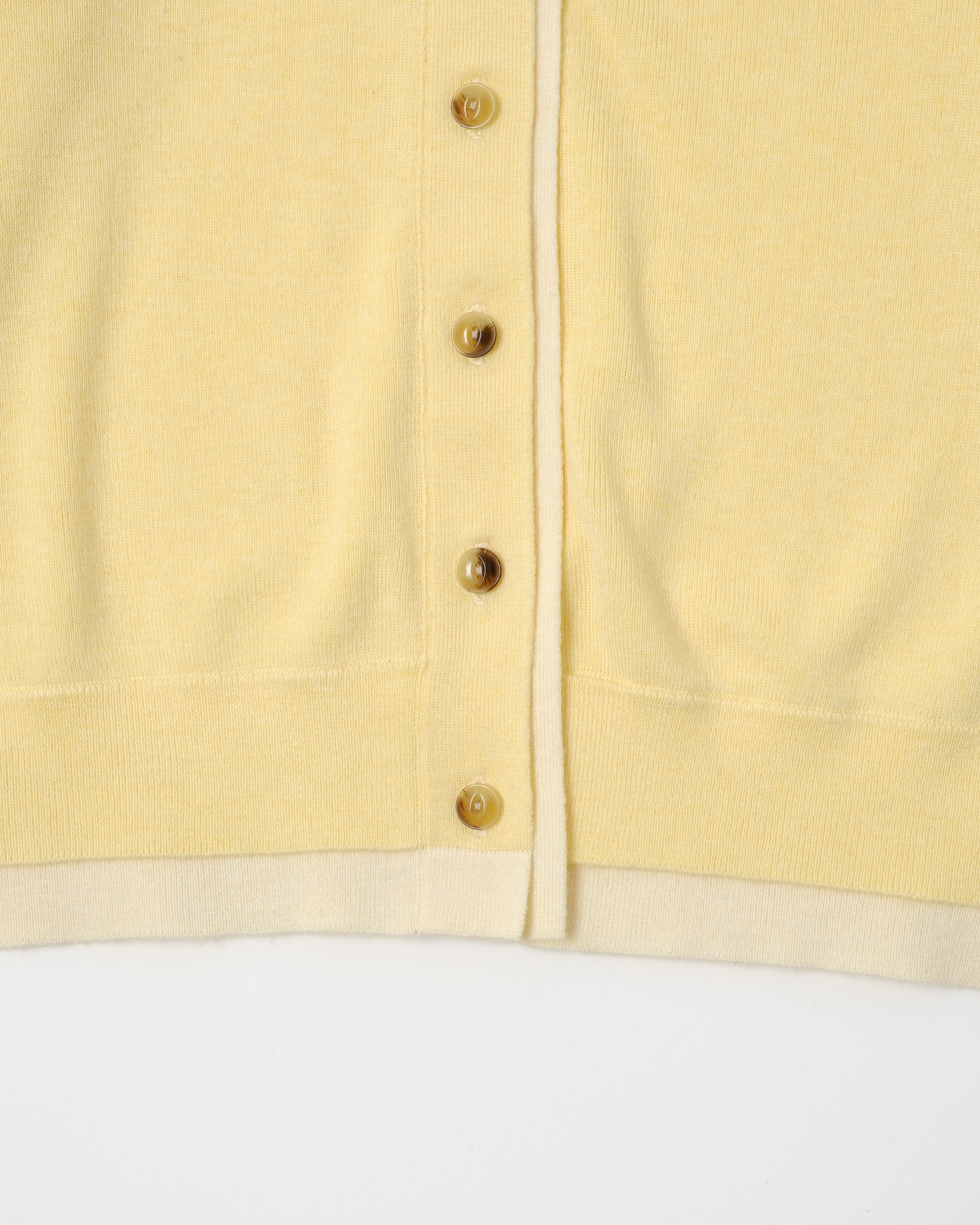 Layered design heart cardigan