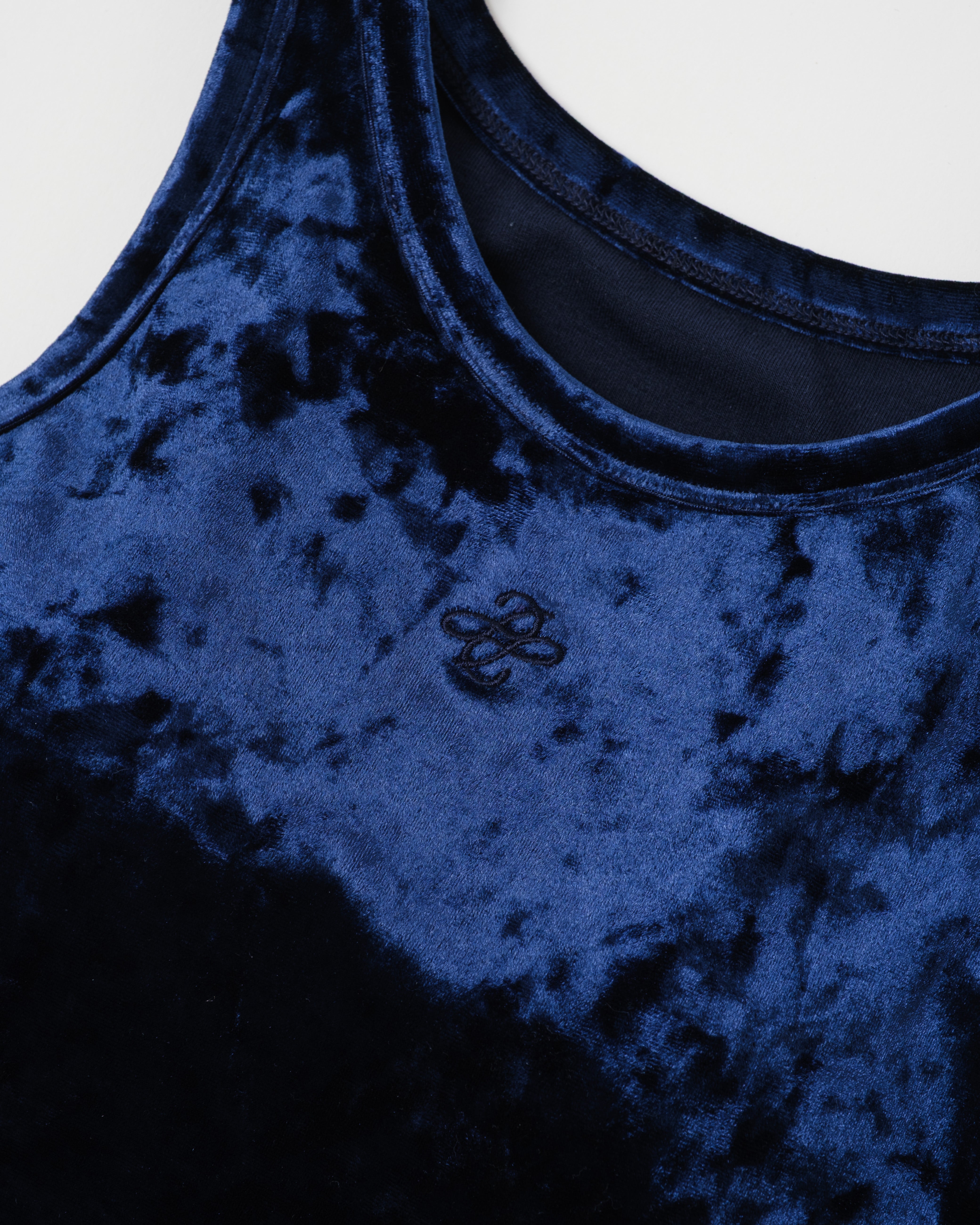 Velour tank top