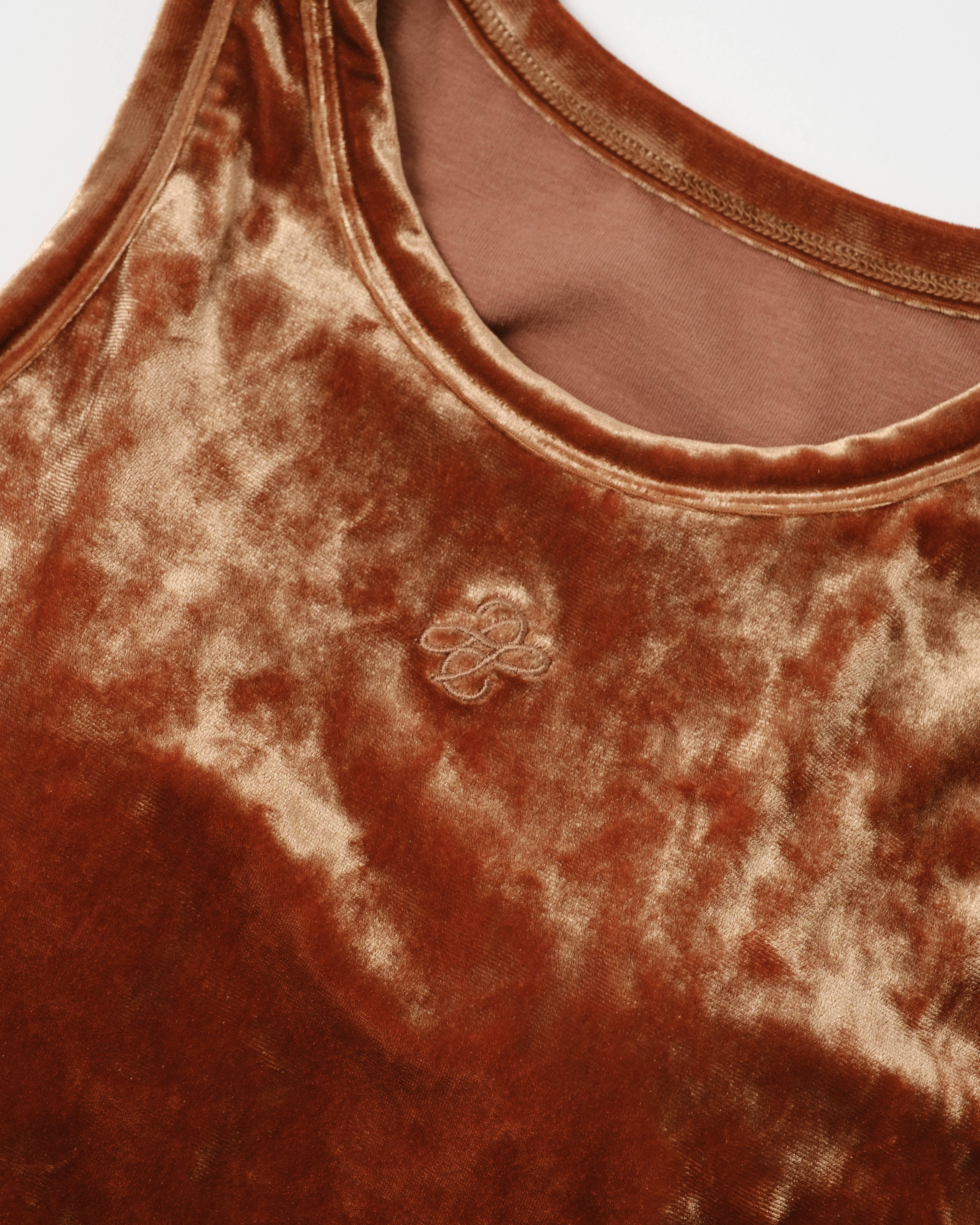 Velour tank top