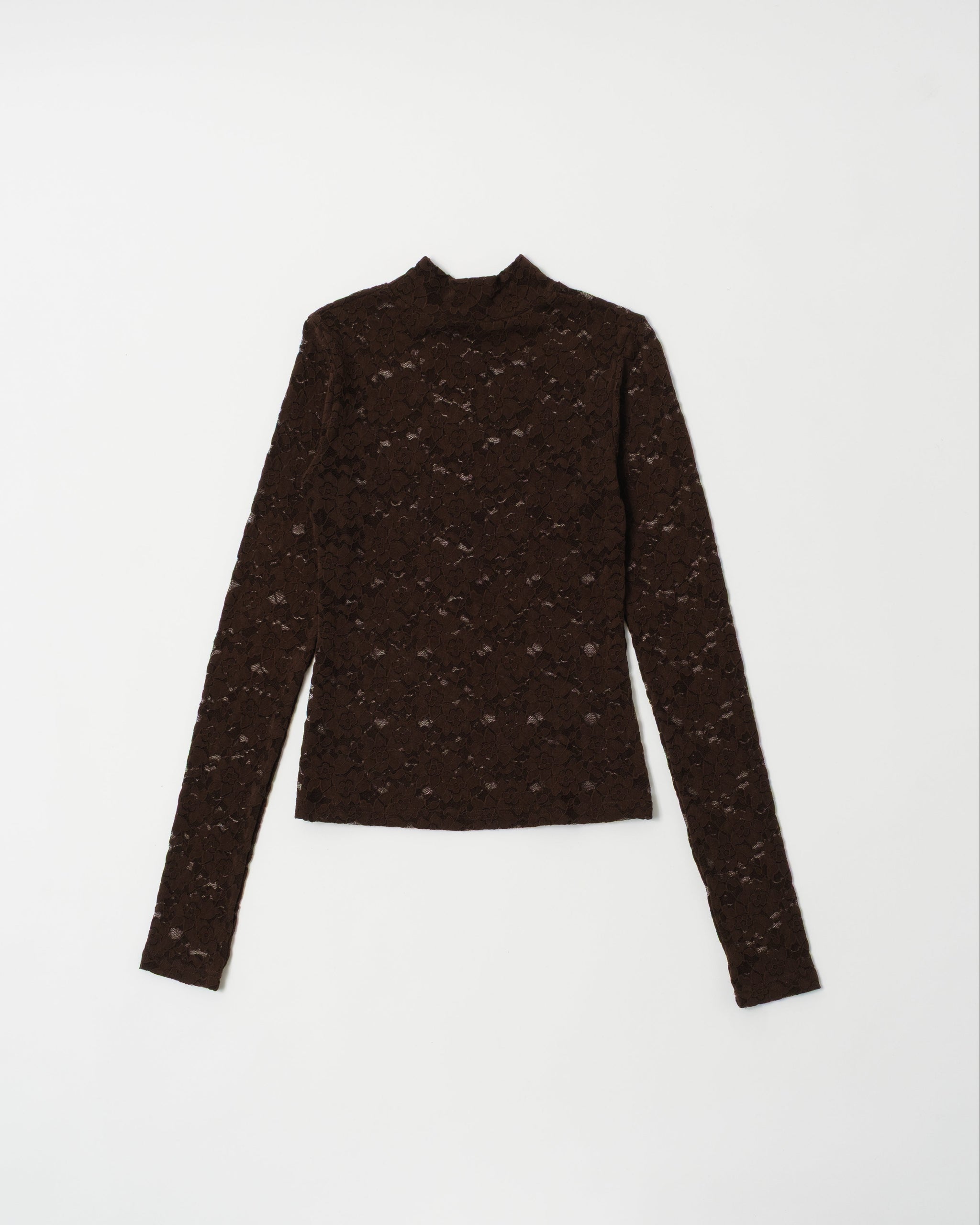 Culture Poppy Lace Top - Brown
