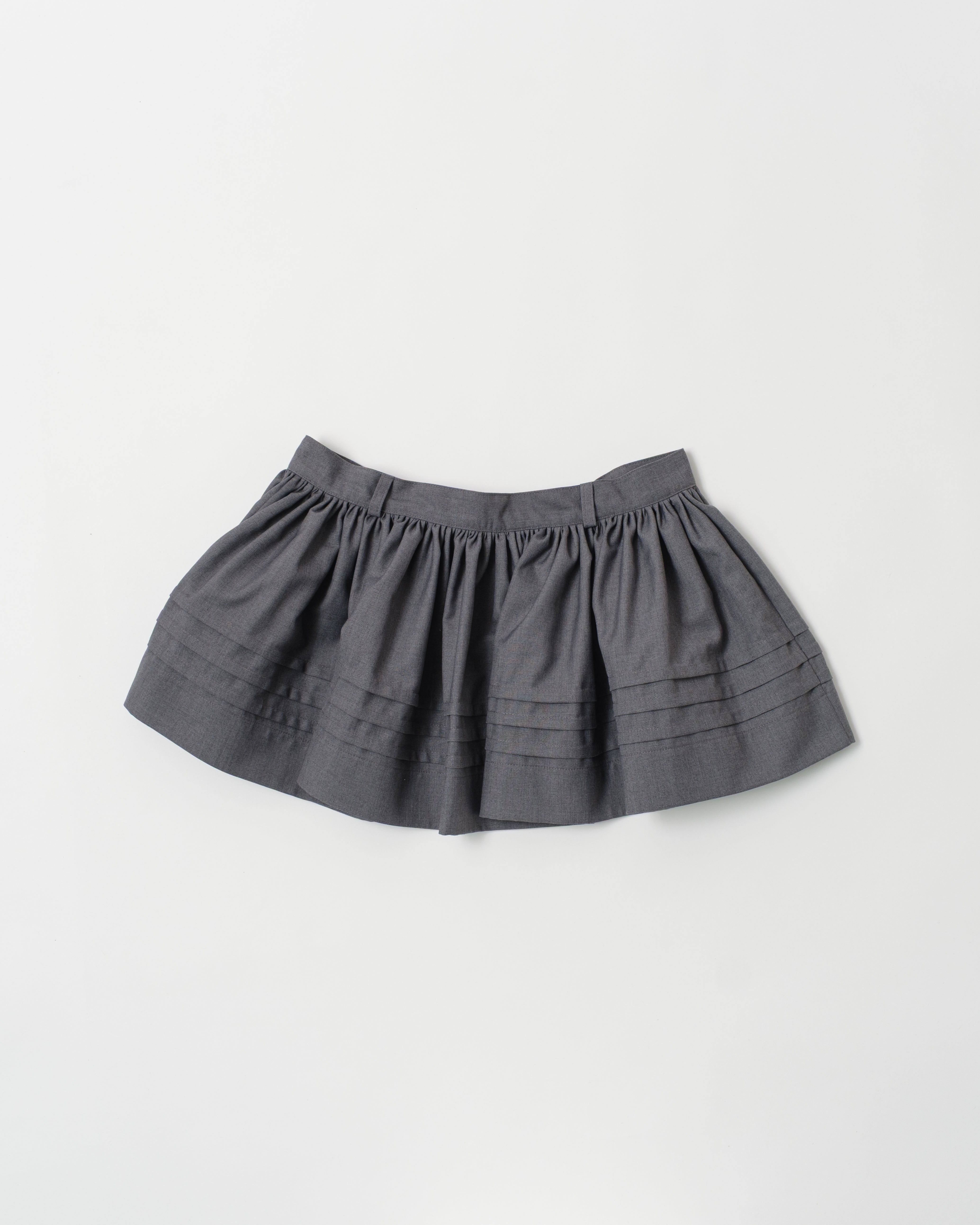 Peplum mini skirt