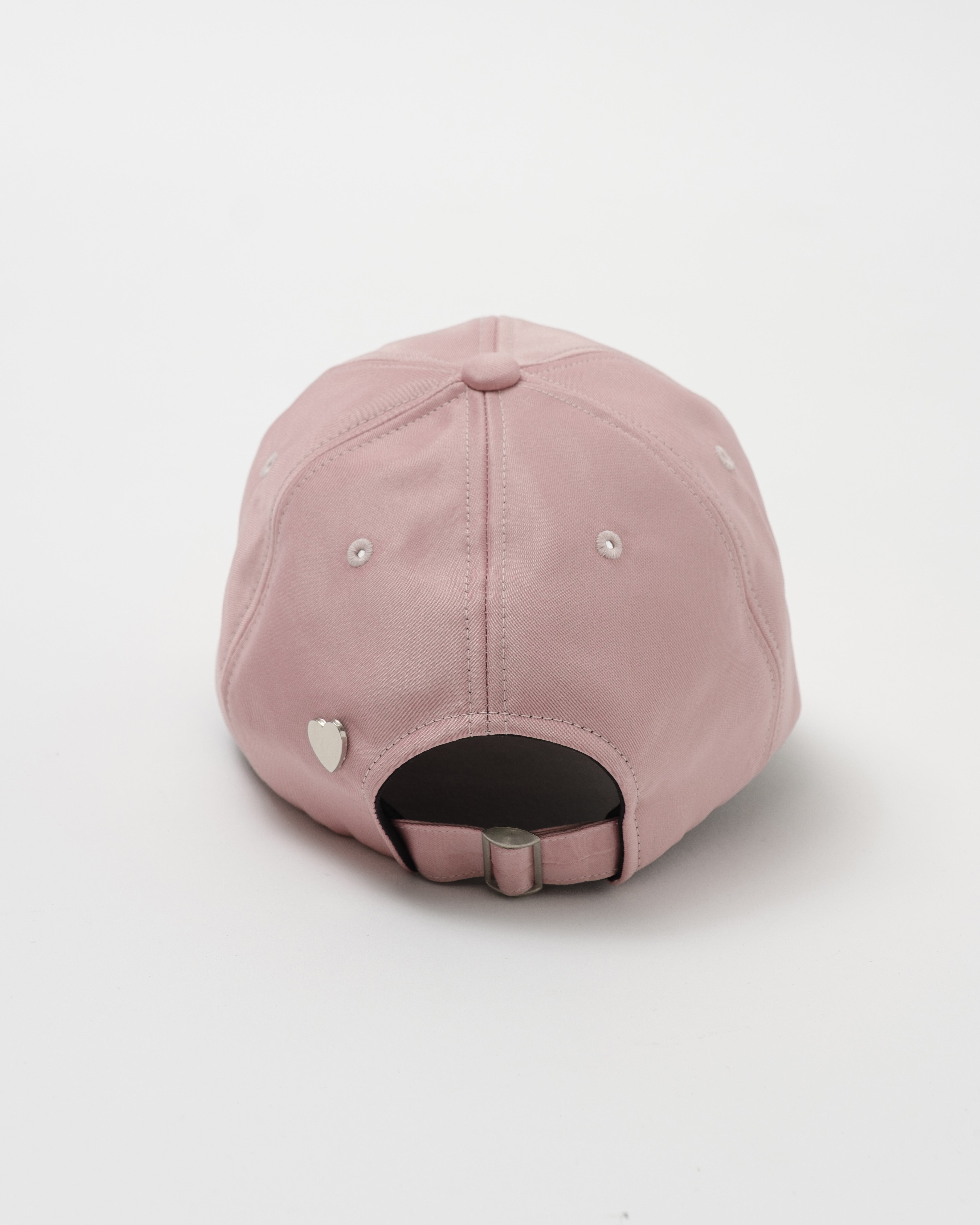 Satin heart cap