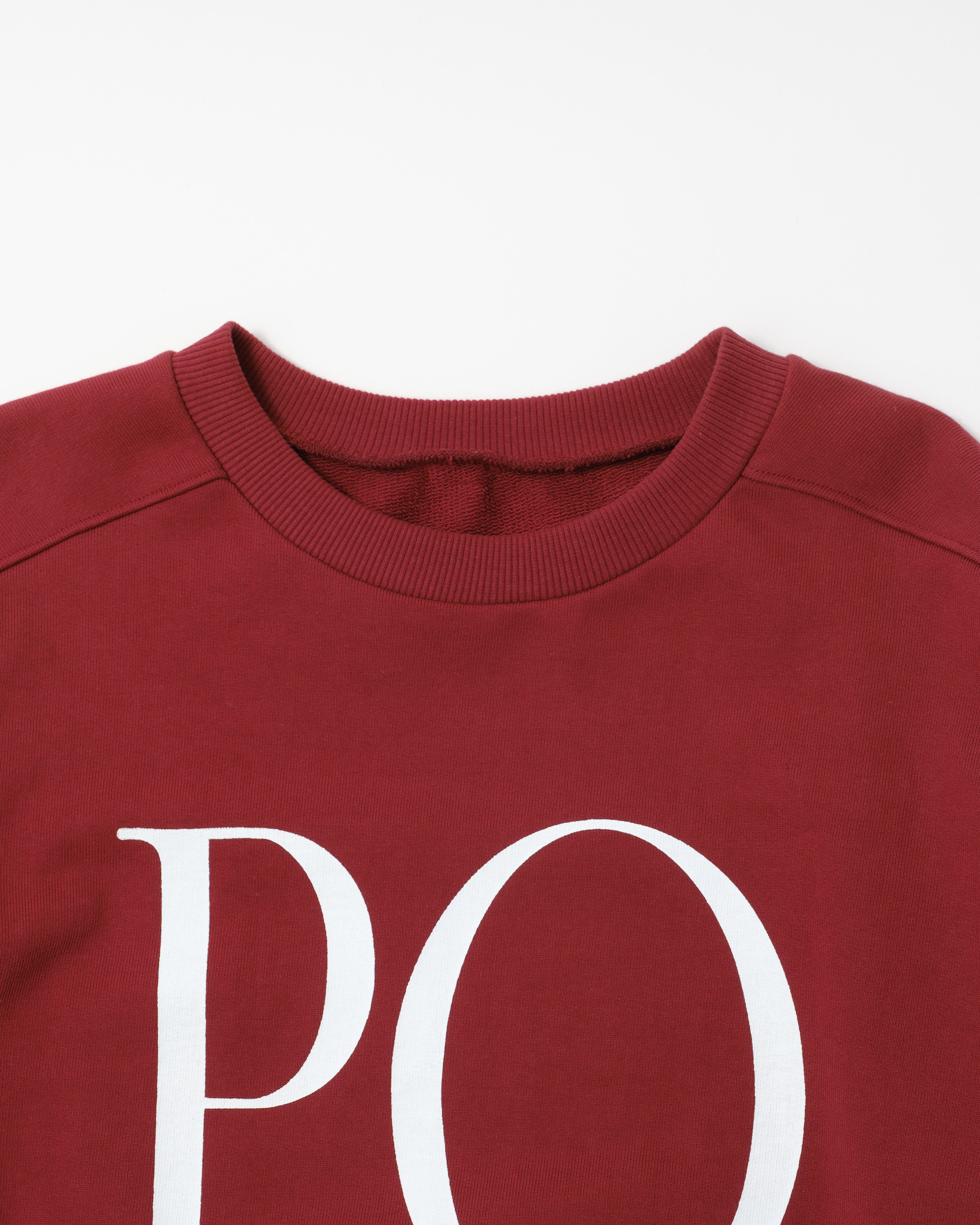 Gather sleeve sweatshirt