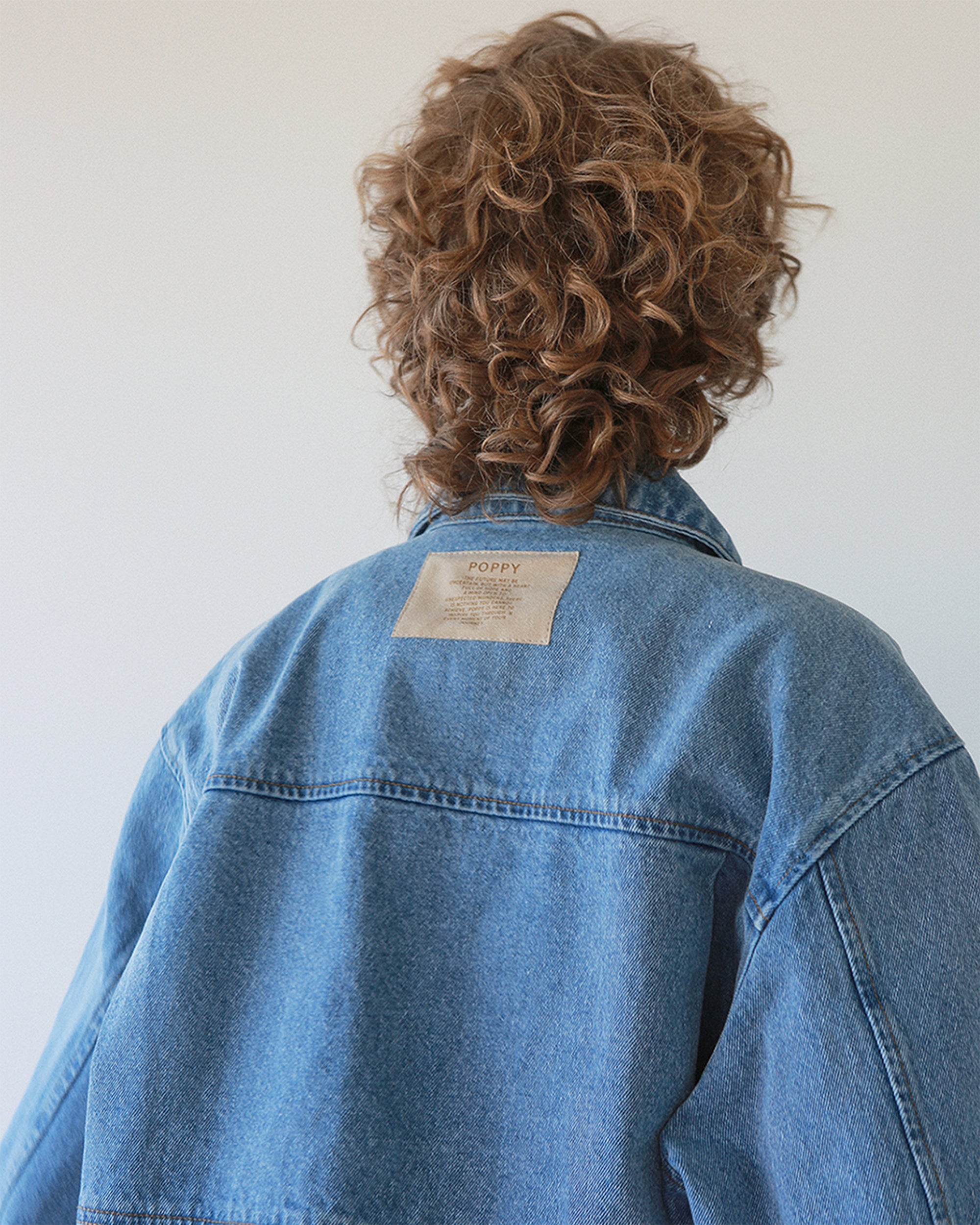 Heart pocket denim jacket