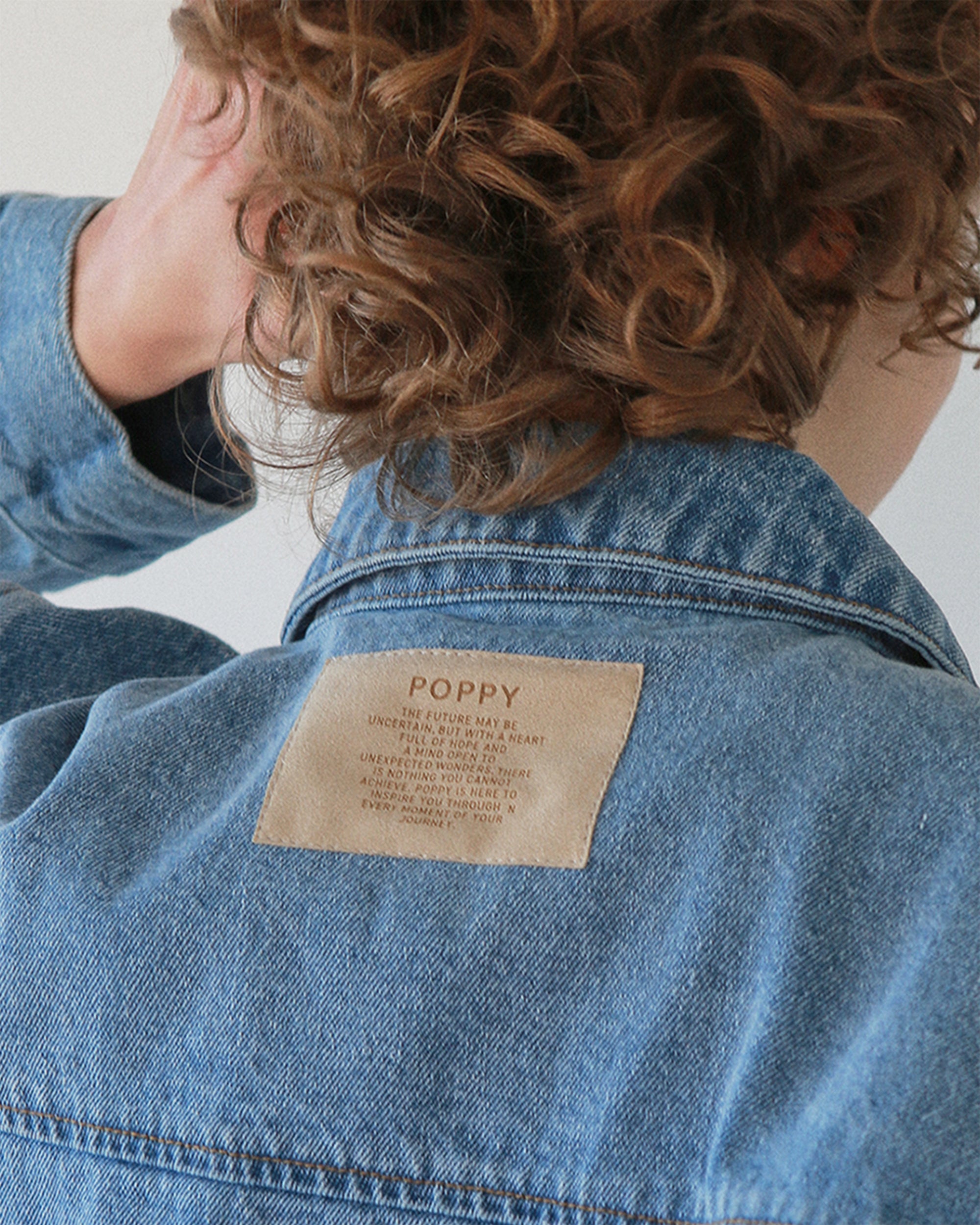 Heart pocket denim jacket