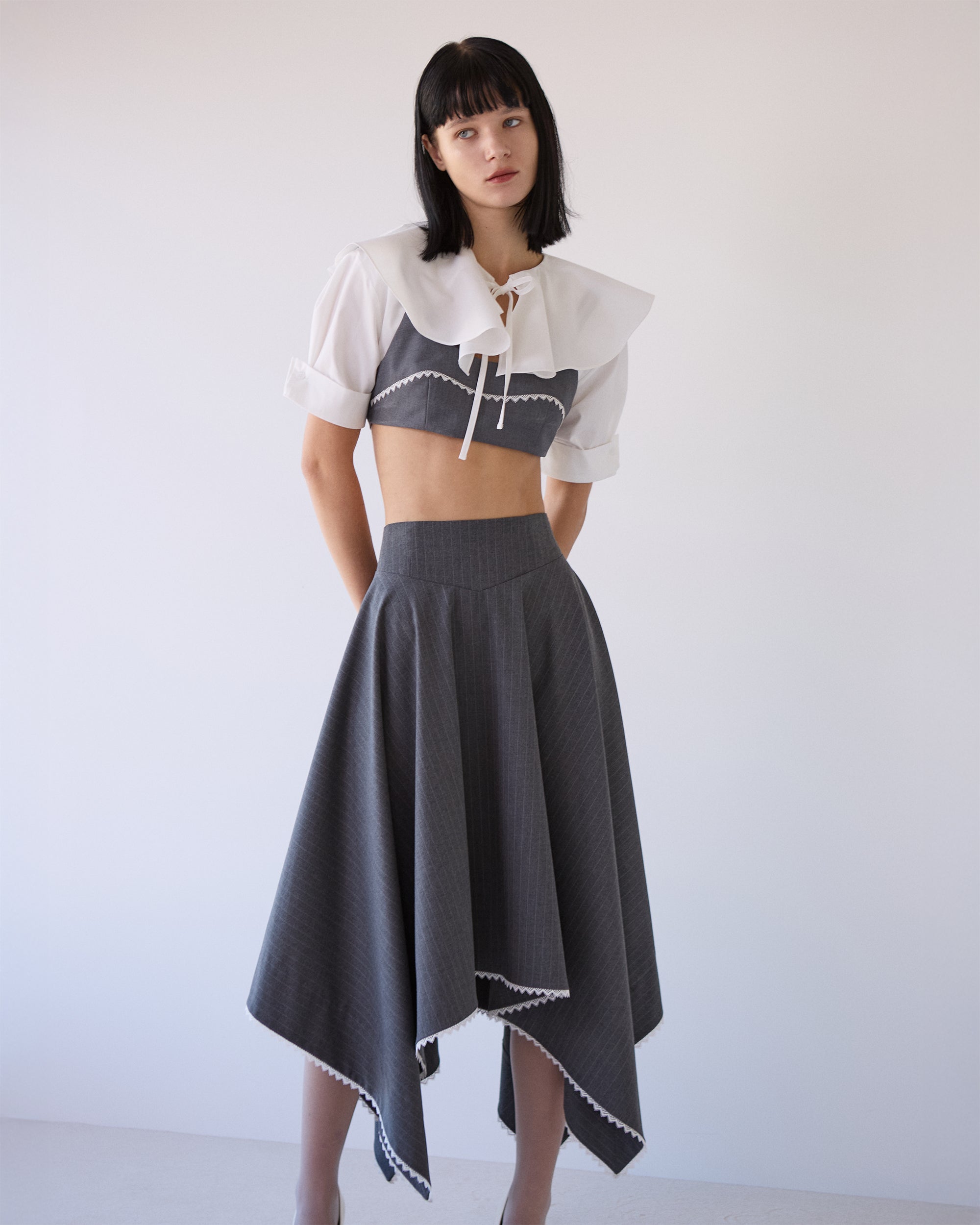 Layered bralette top