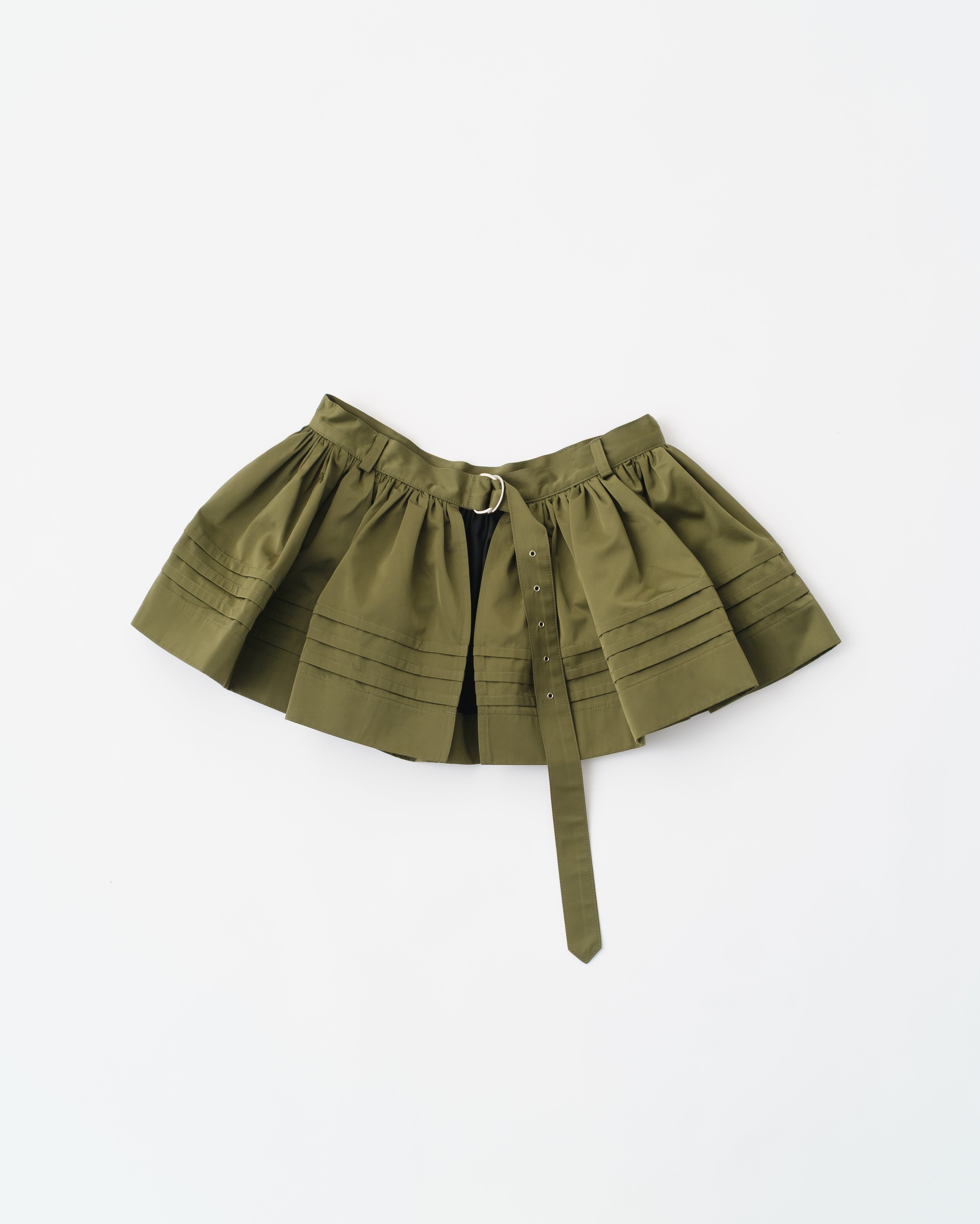 <b>POPUP先行販売</b><br>Peplum wrap mini skirt