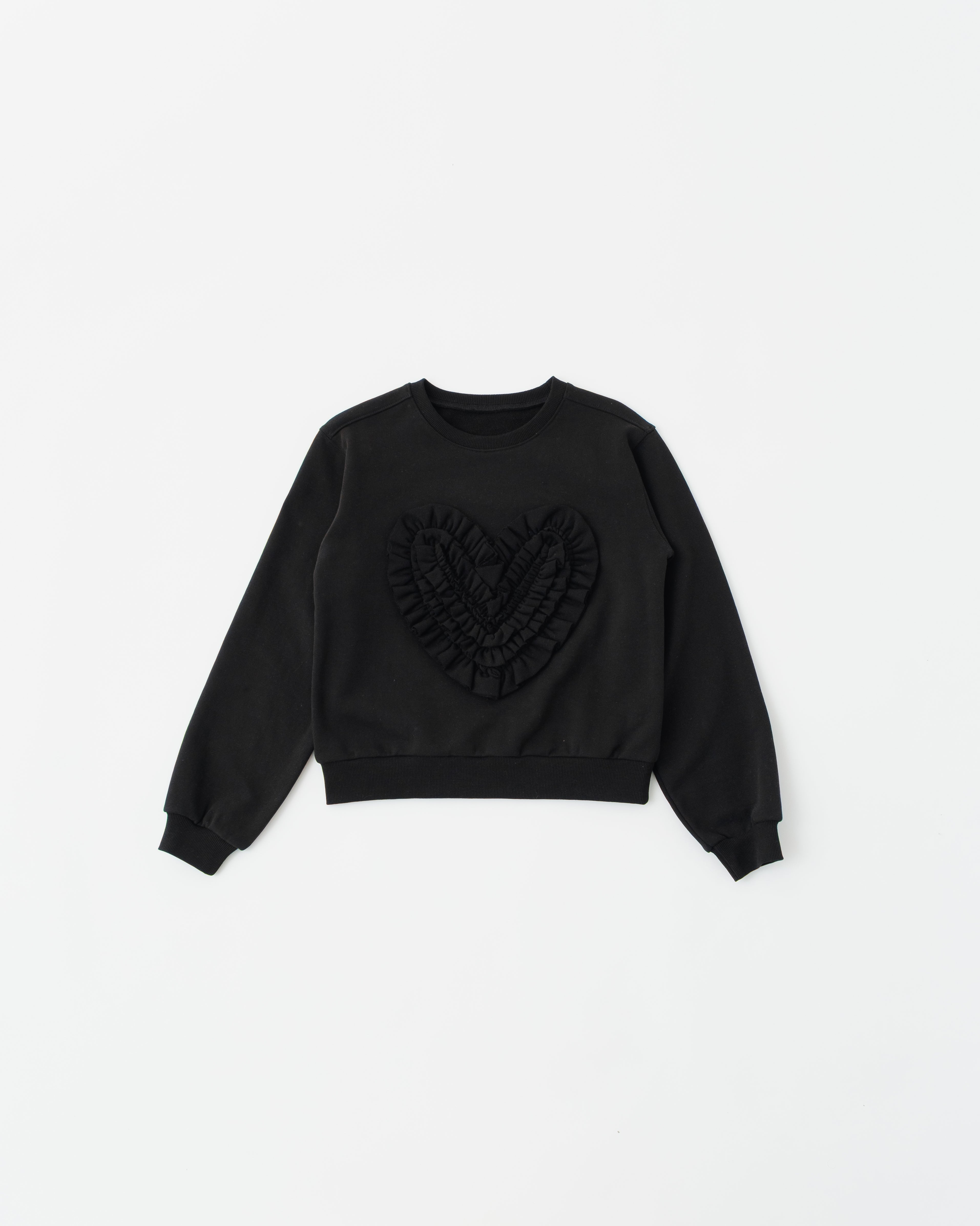 <b>POPUP先行販売</b><br>Heart gathered sweatshirt