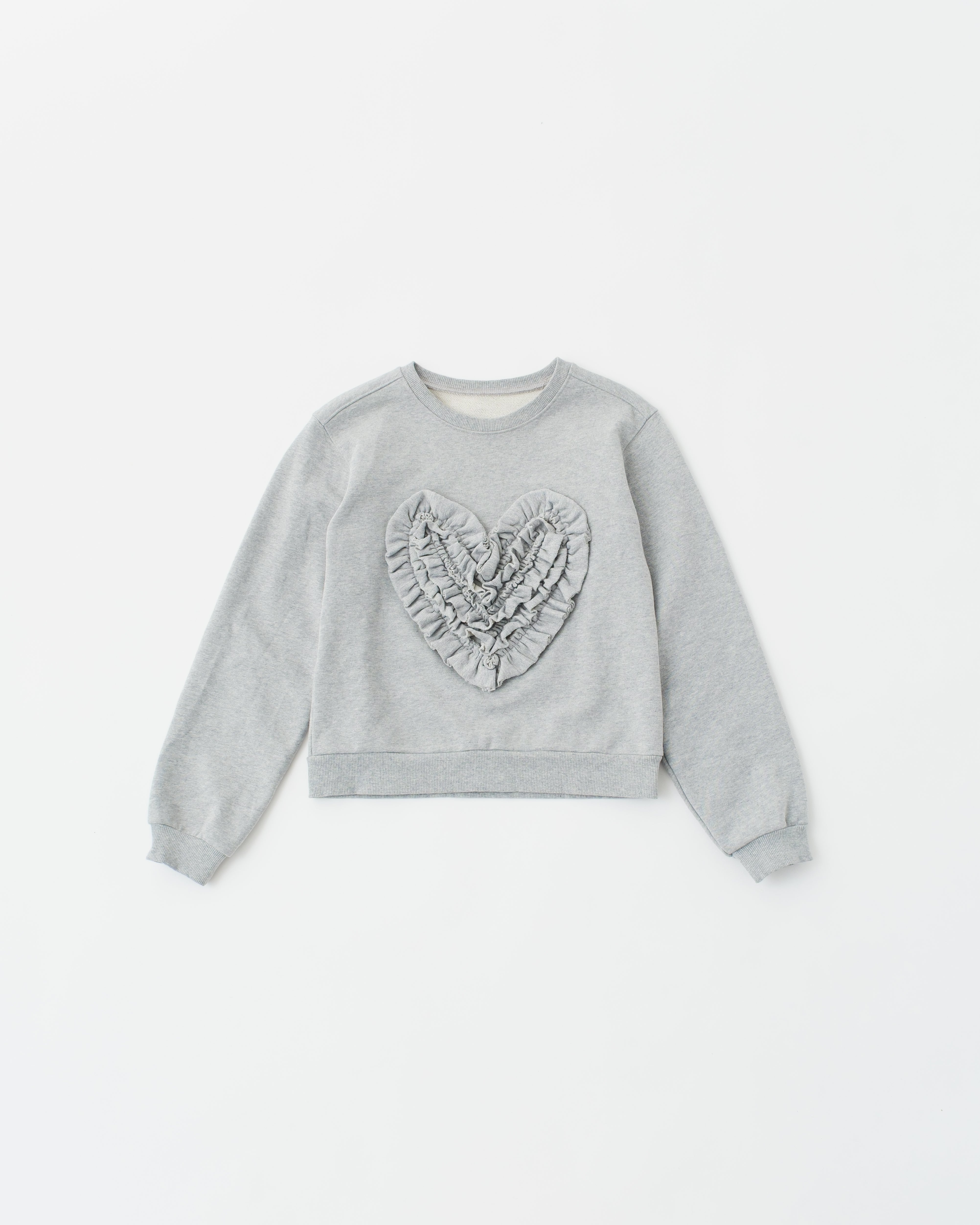 <b>POPUP先行販売</b><br>Heart gathered sweatshirt