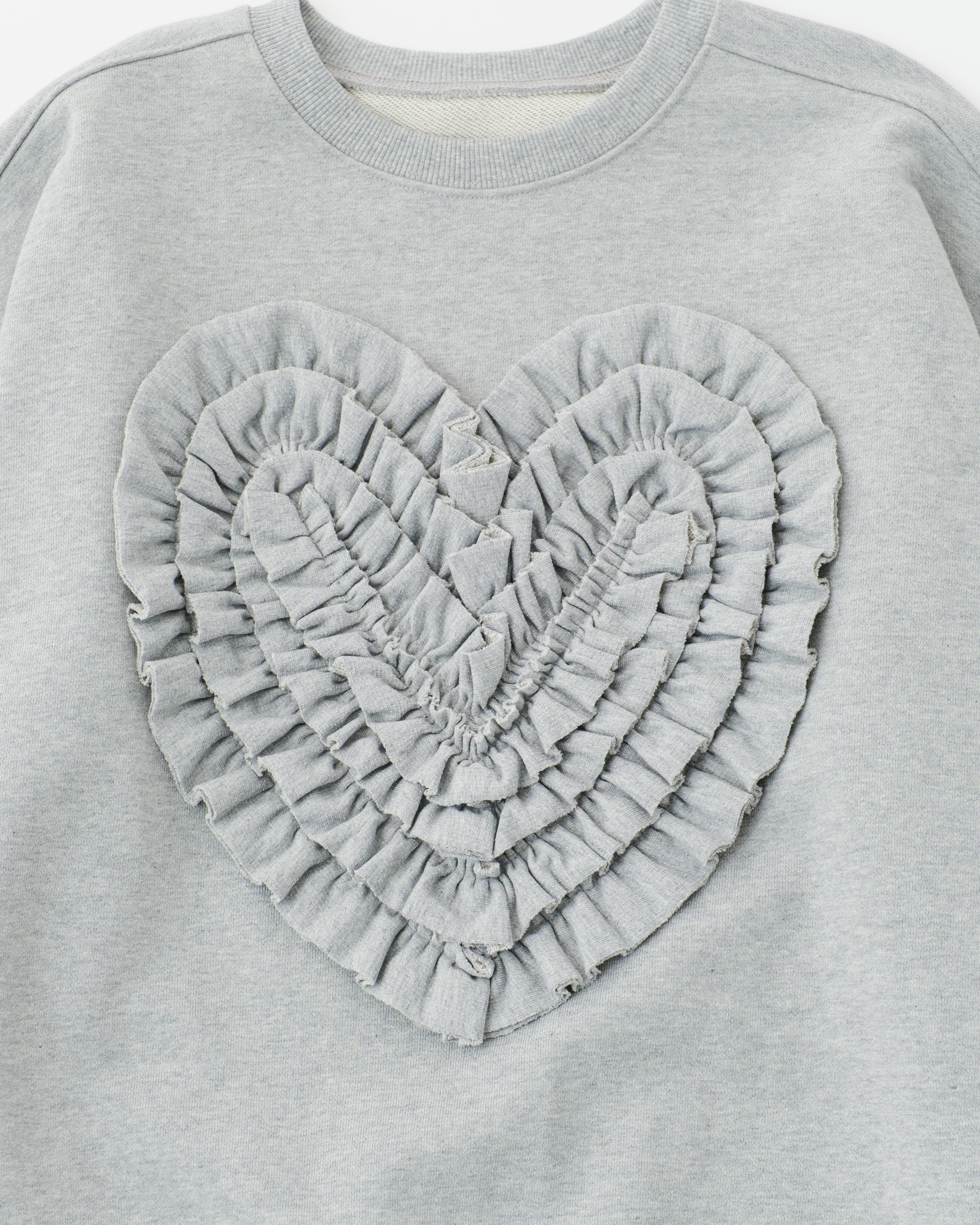 <b>POPUP先行販売</b><br>Heart gathered sweatshirt