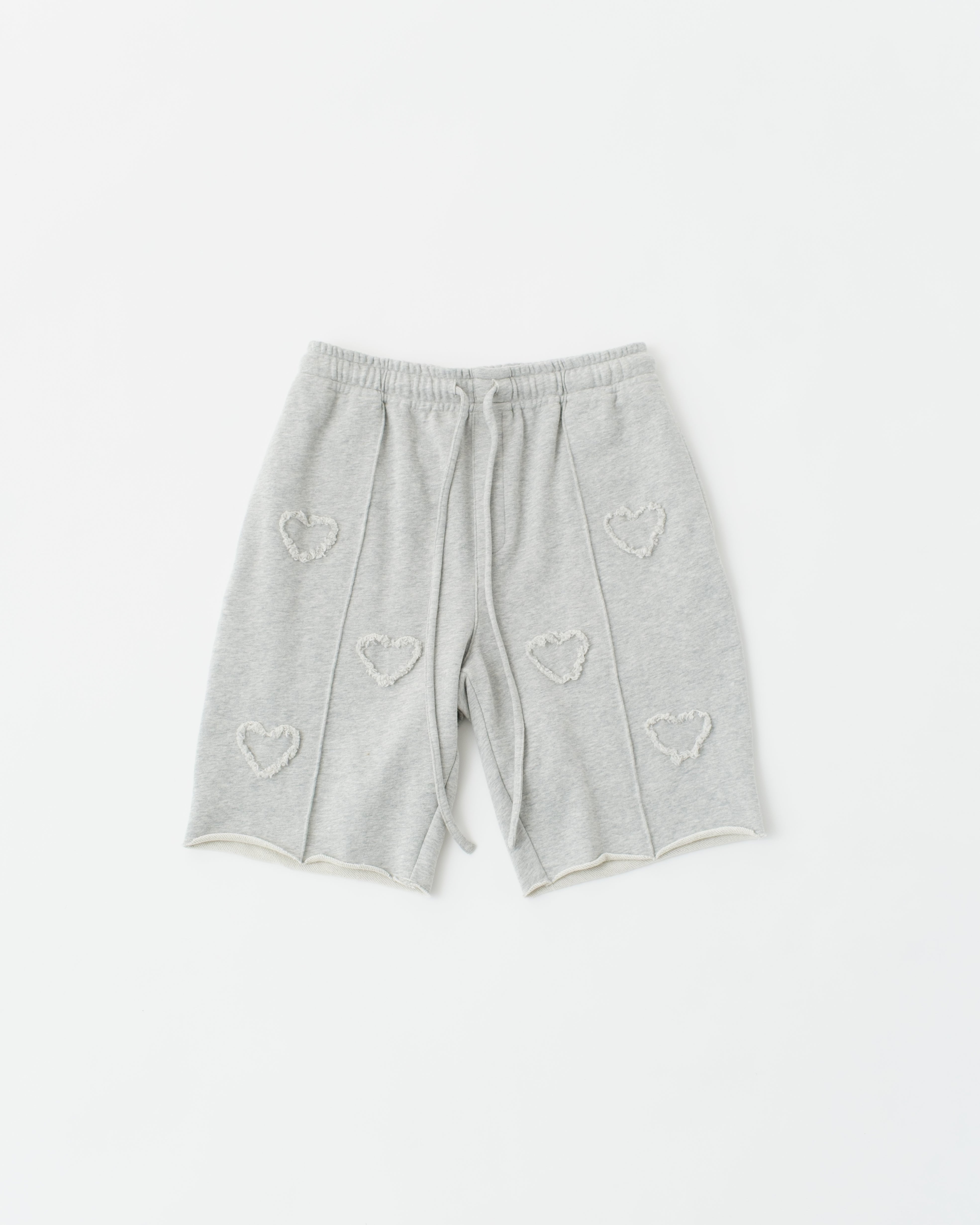 Heart sweat half pants