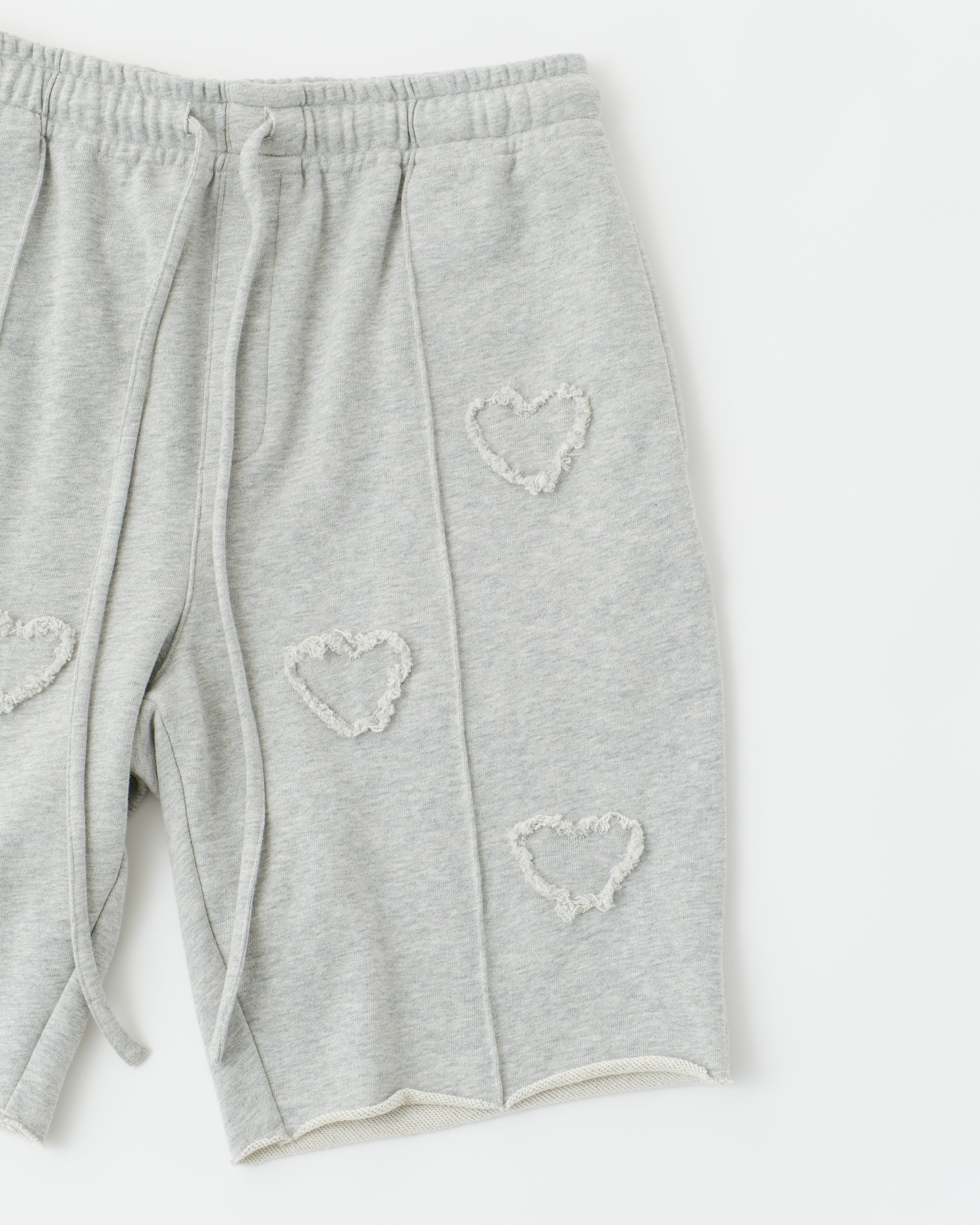 Heart sweat half pants