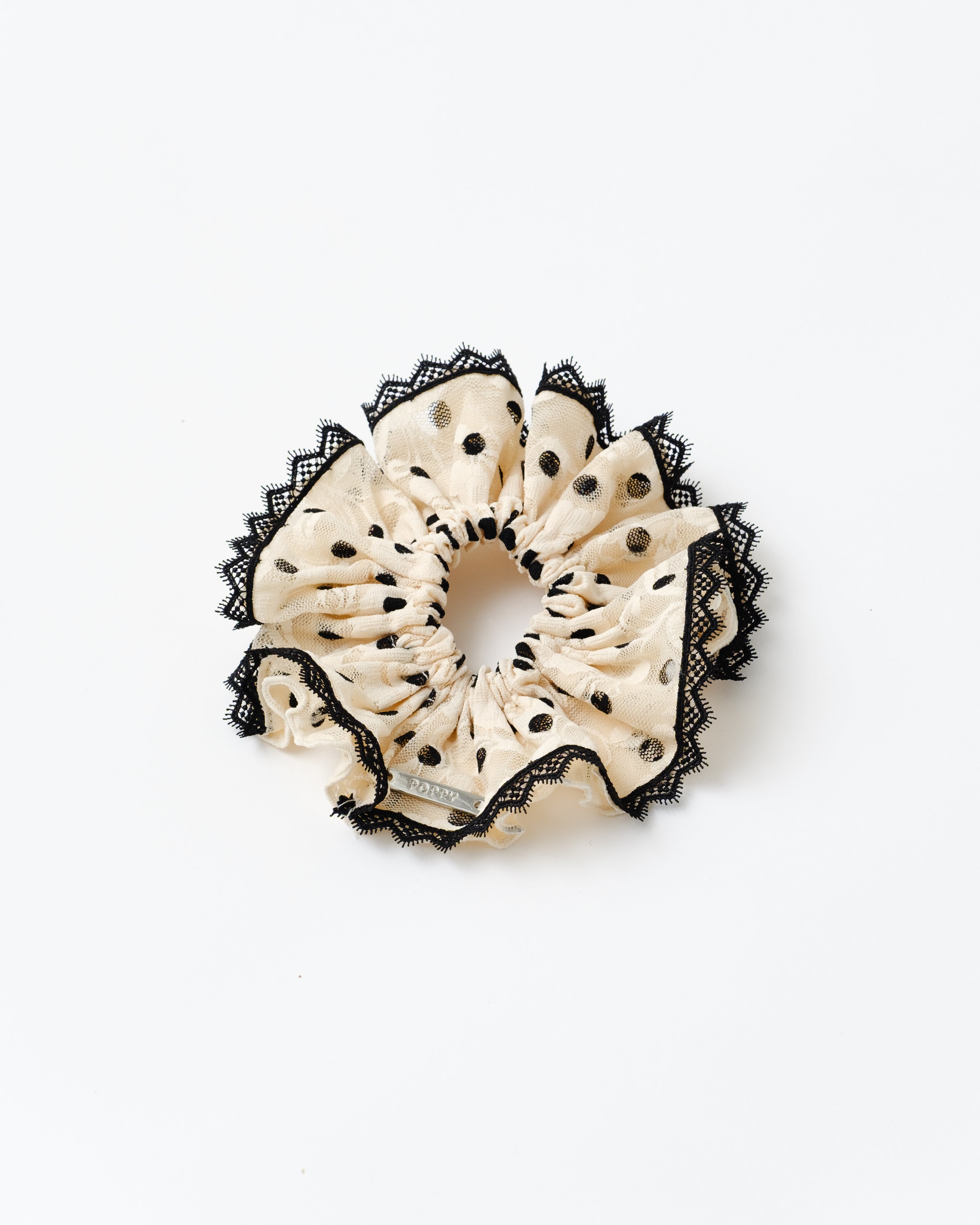 FLORAL DOT SCRUNCHIE