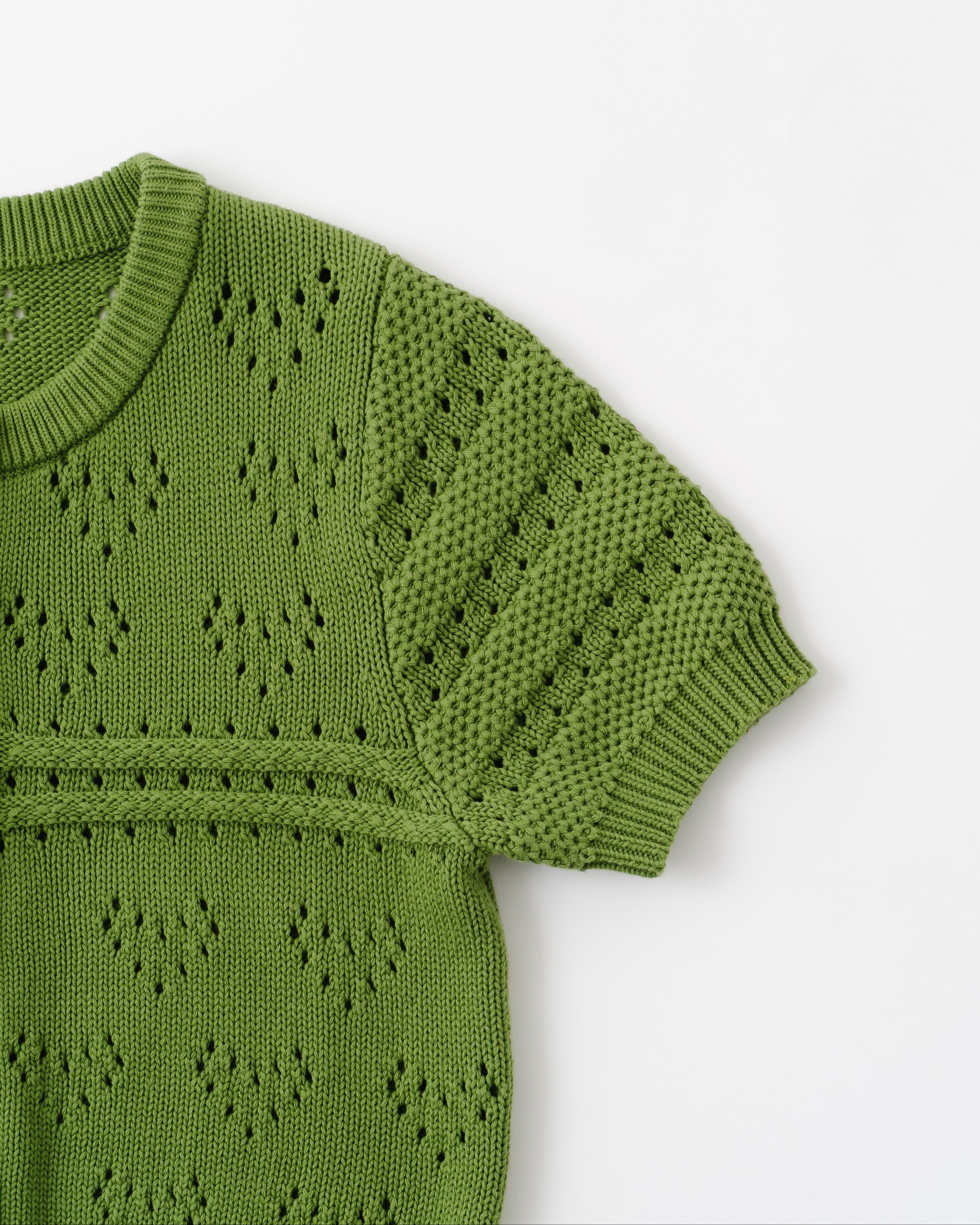 LOVE EYELET KNIT CARDIGAN