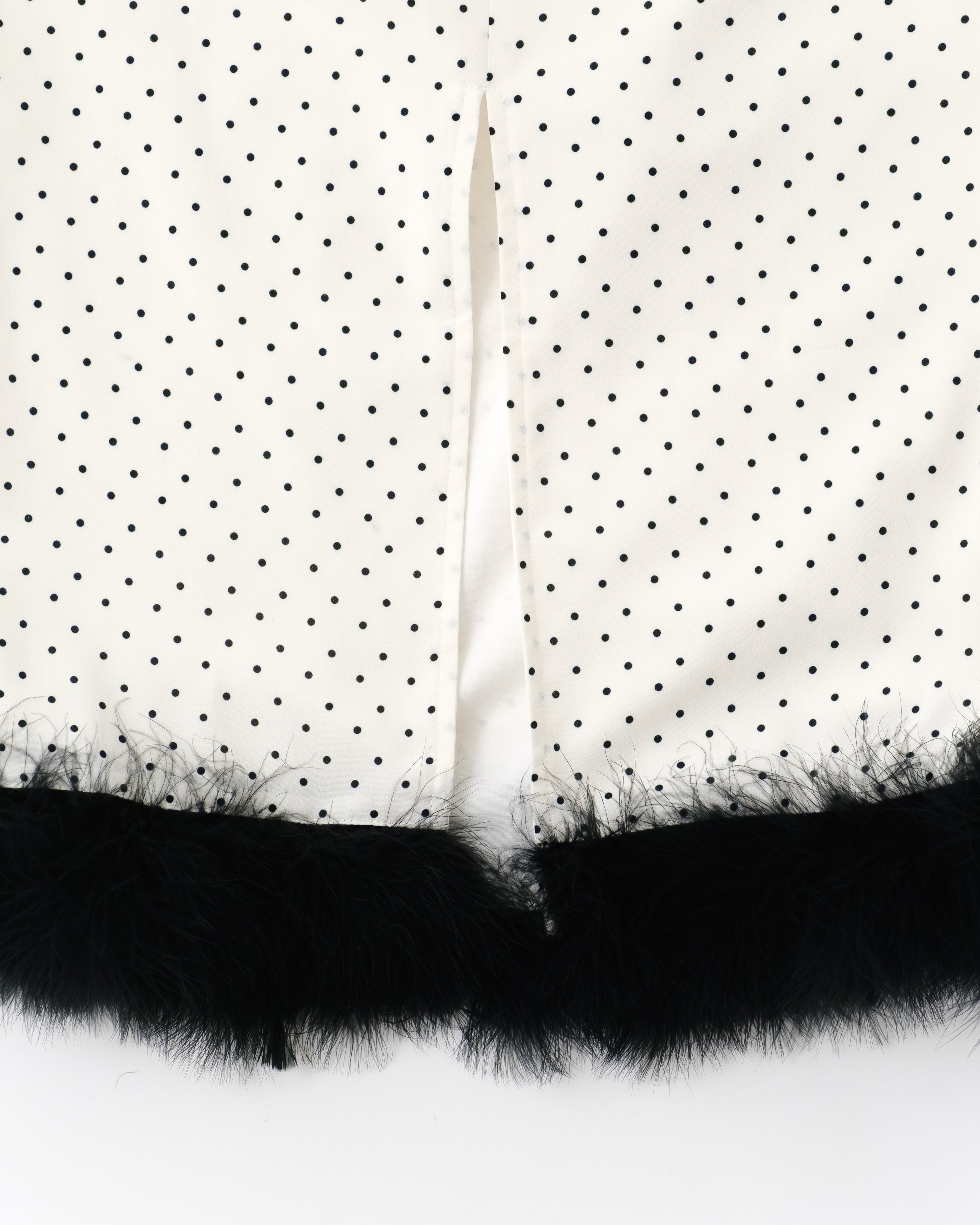 DOT FEATHER SKIRT