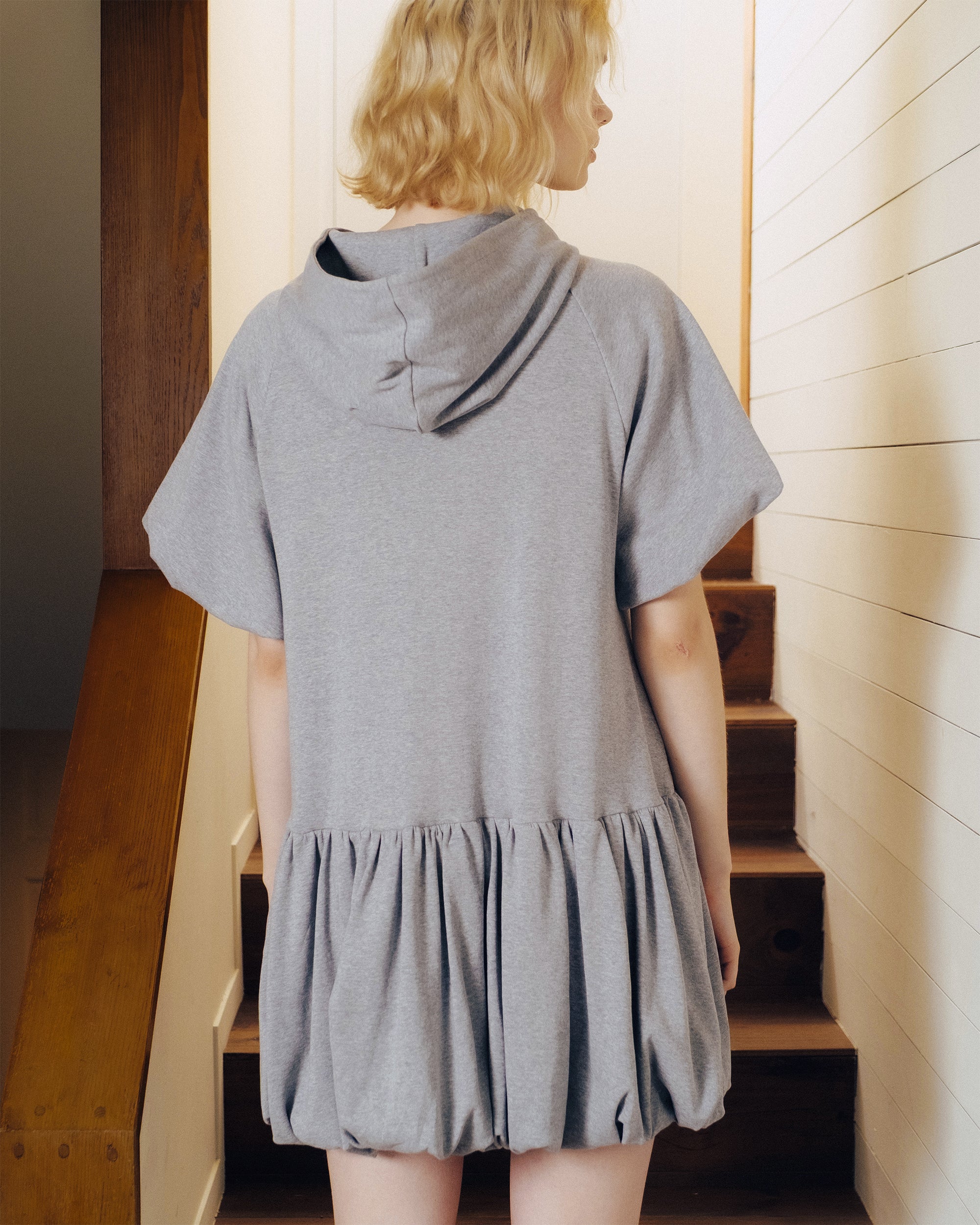 Bubble hoodie dress