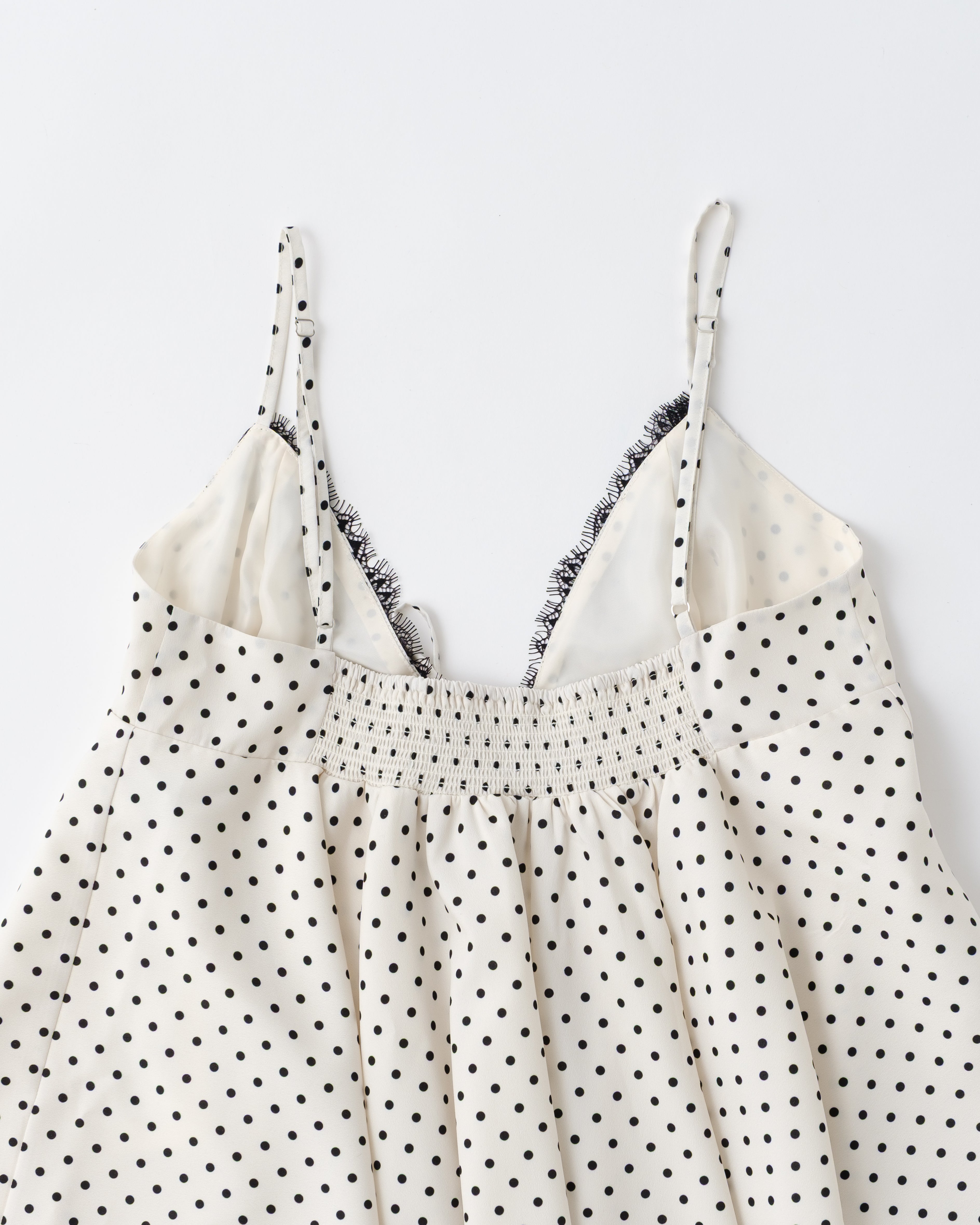 Airy tie handkerchief tunic (ivory)