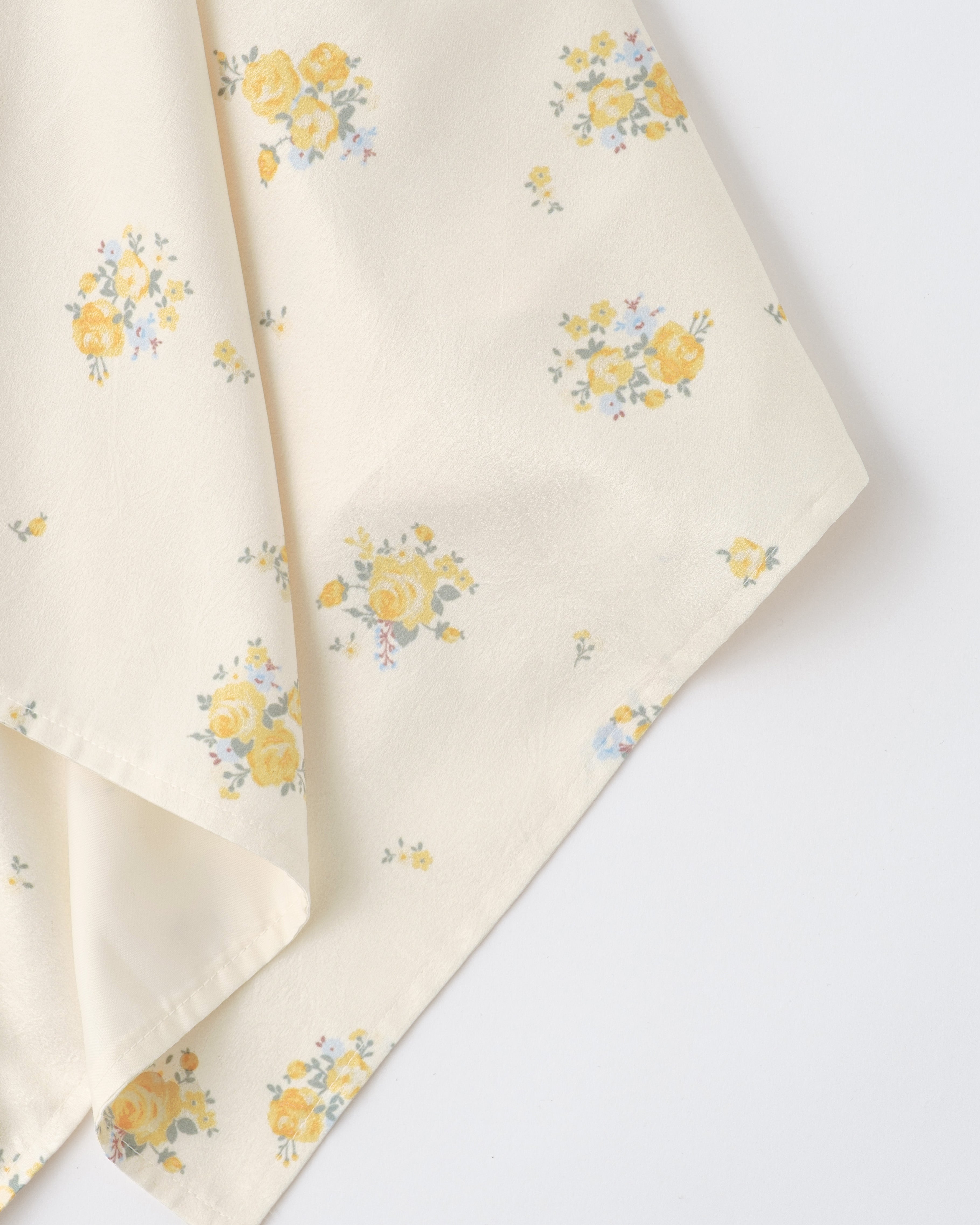 Airy tie handkerchief tunic (yellow)