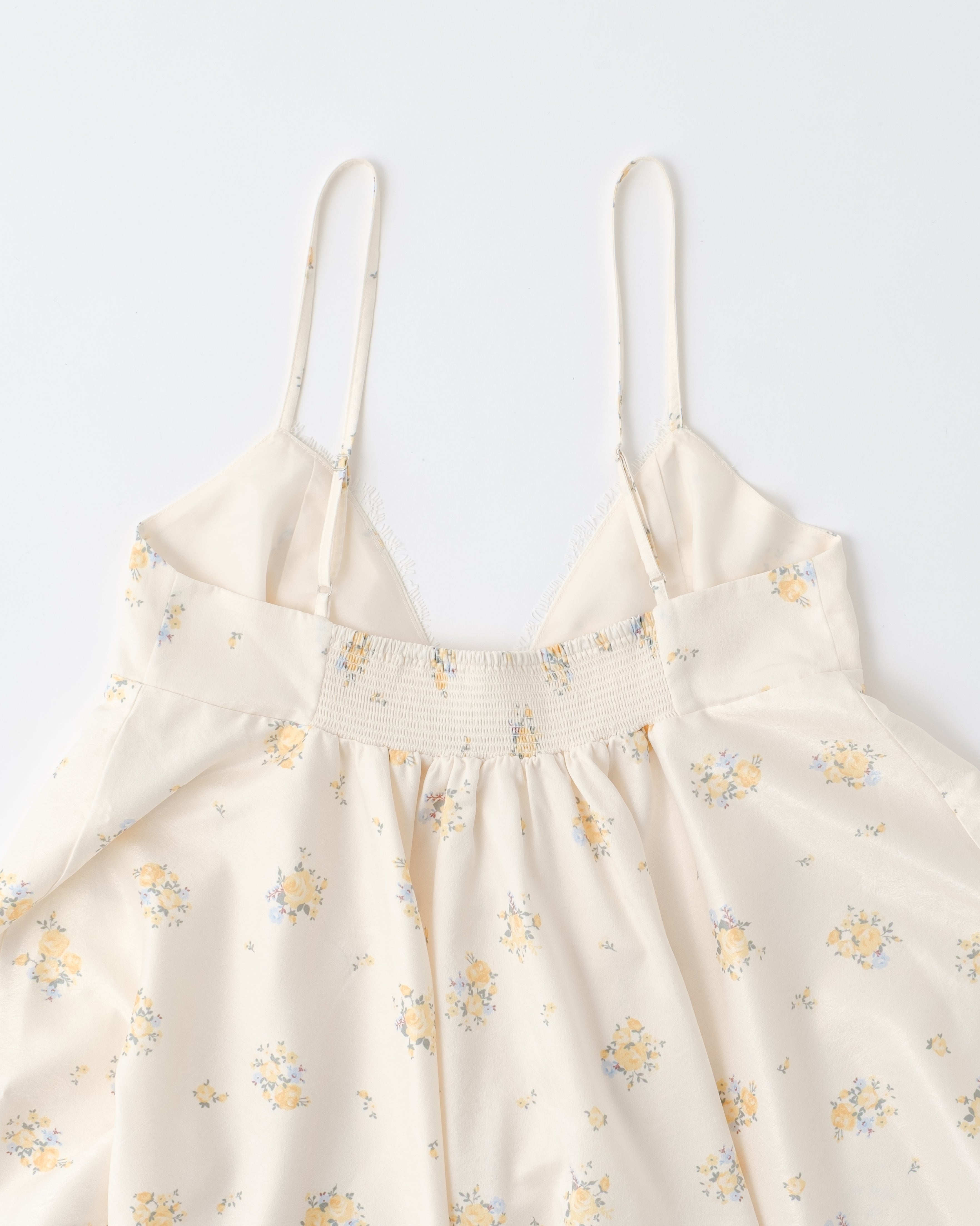 Airy tie handkerchief tunic (yellow)