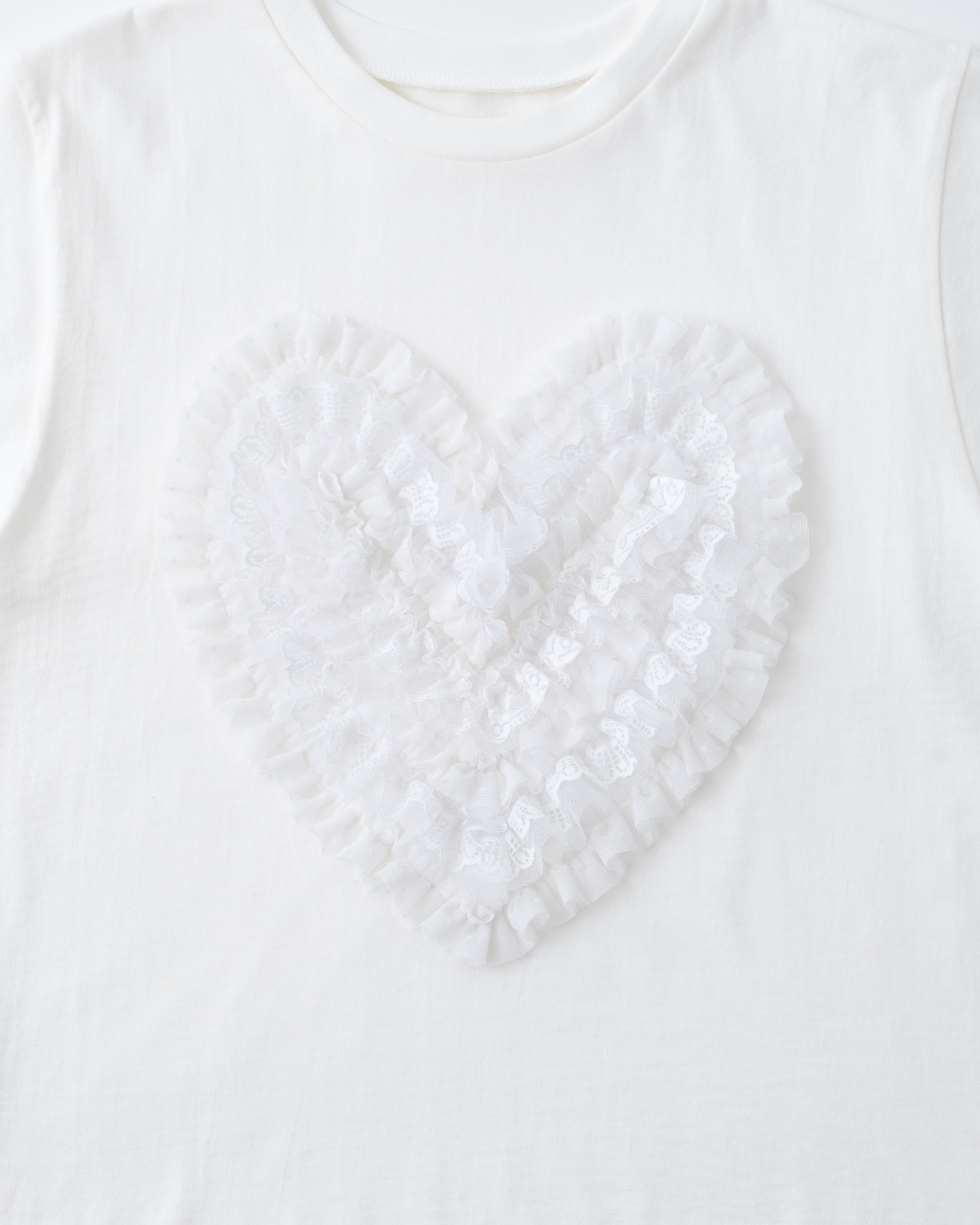 Heart dot tulle Tee