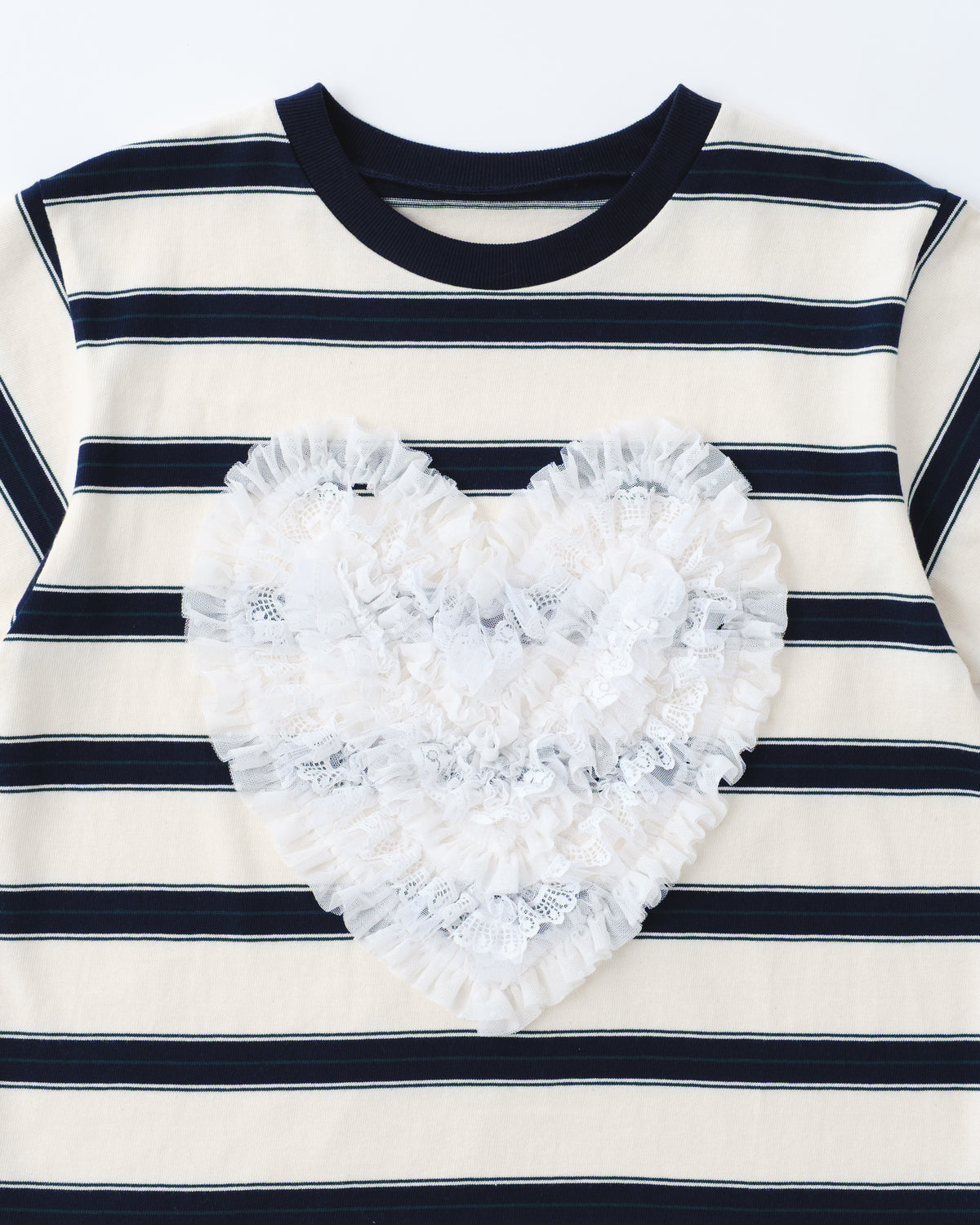 Border heart tulle Tee
