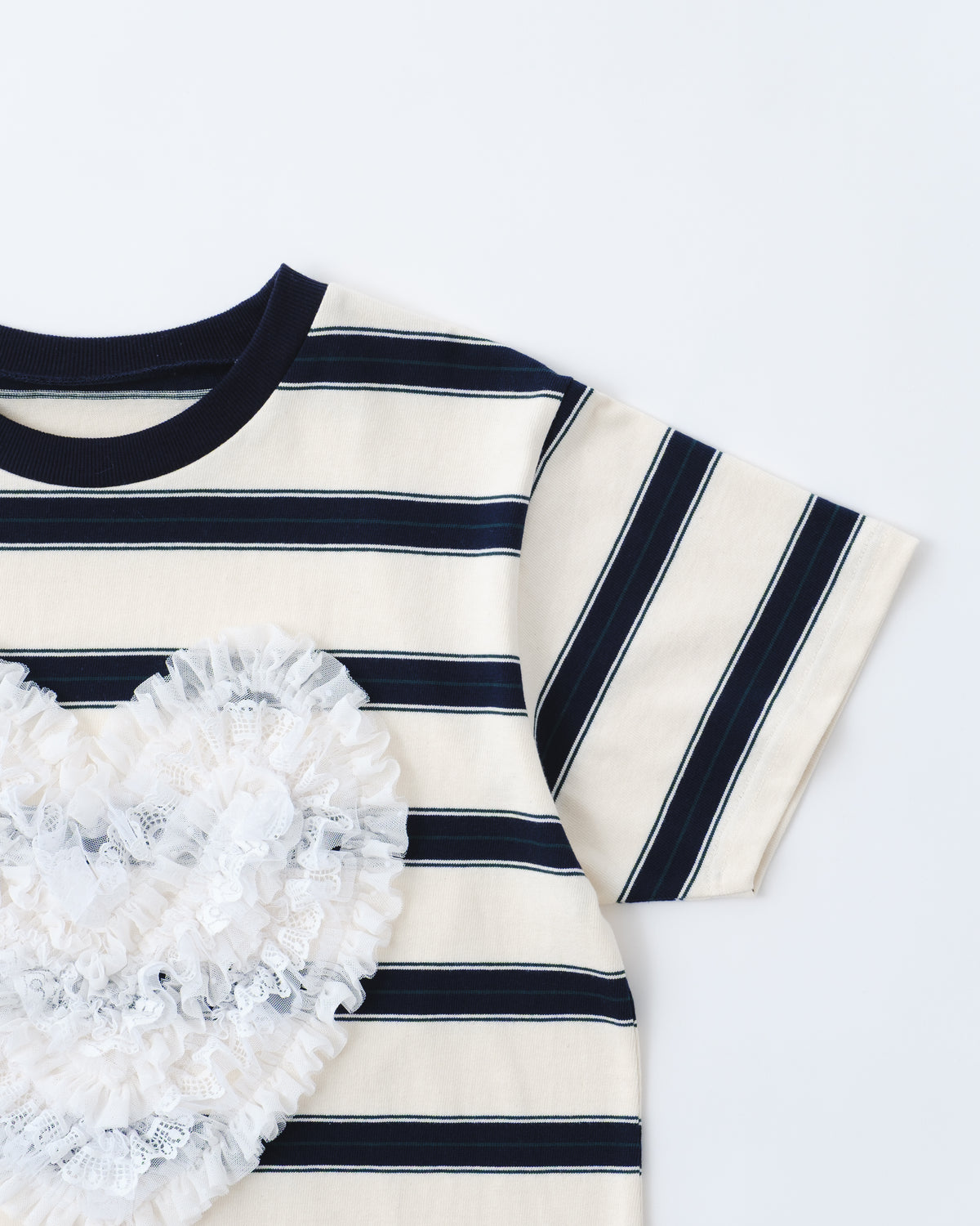 Border heart tulle Tee