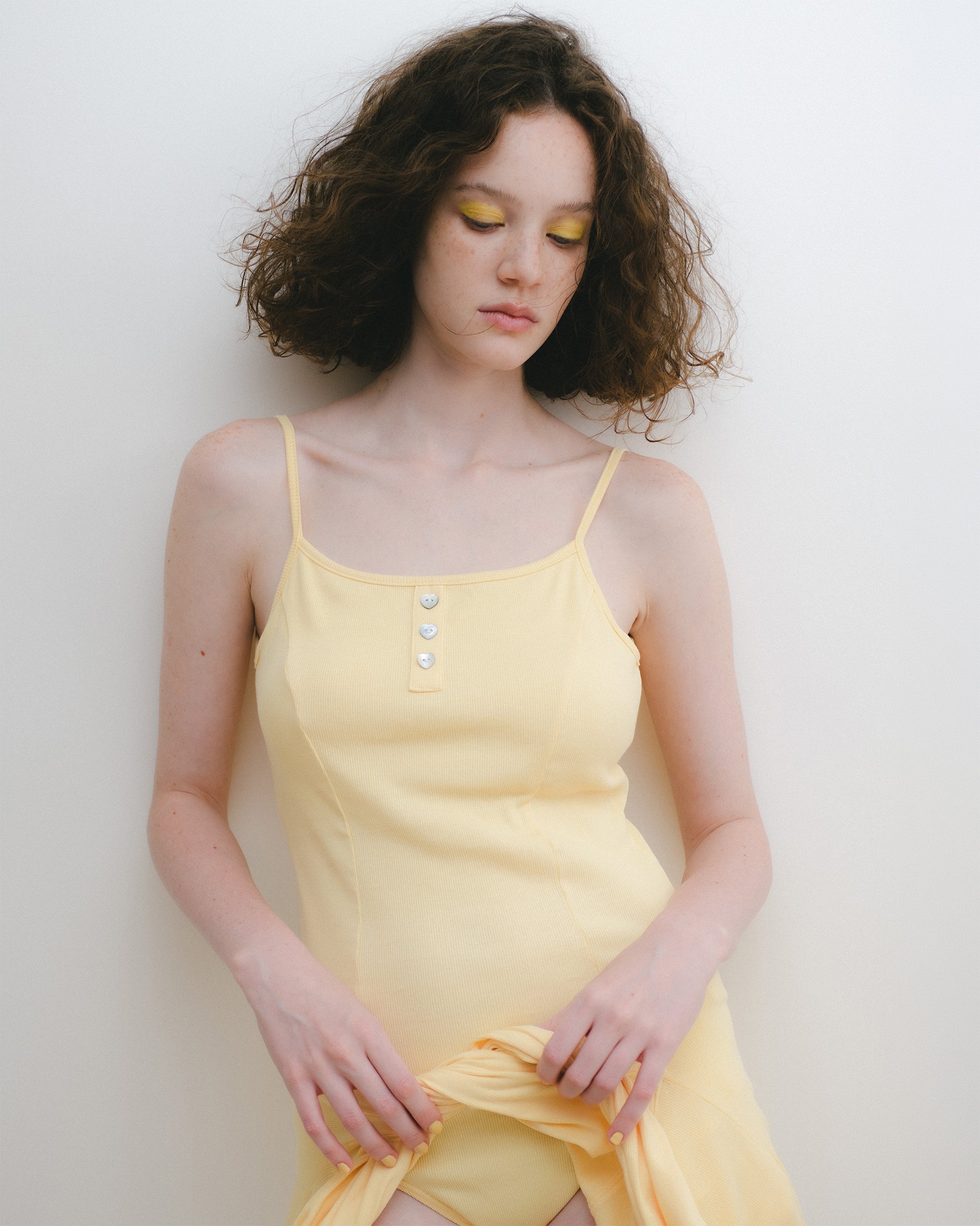 Heart button leotard