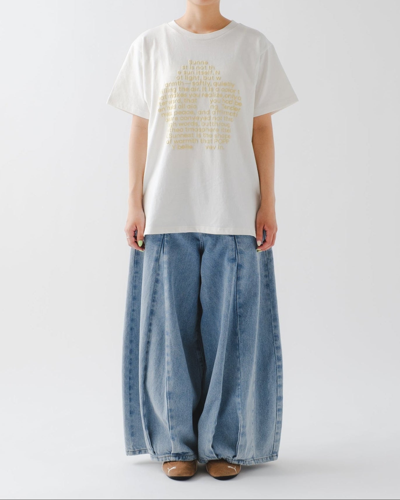 ※「Sunnest instruction TEE」と同型・同サイズとなります。(モデル154cm)