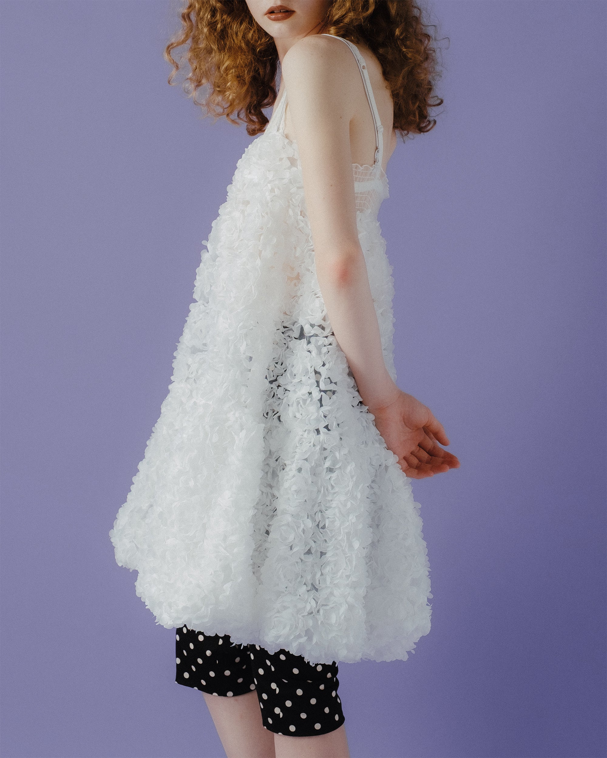 Flower garden balloon tunic