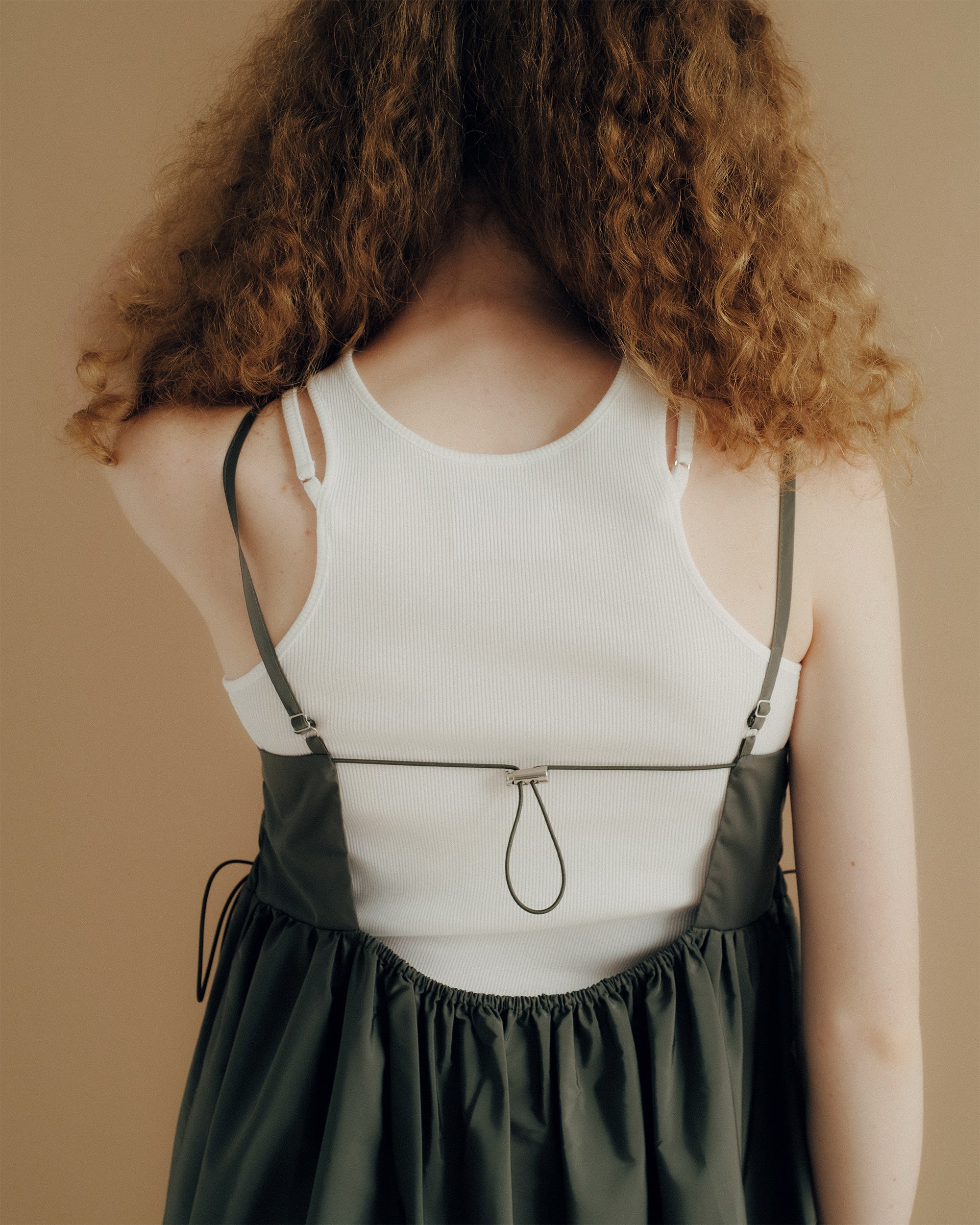 Shirring cloud hem tunic