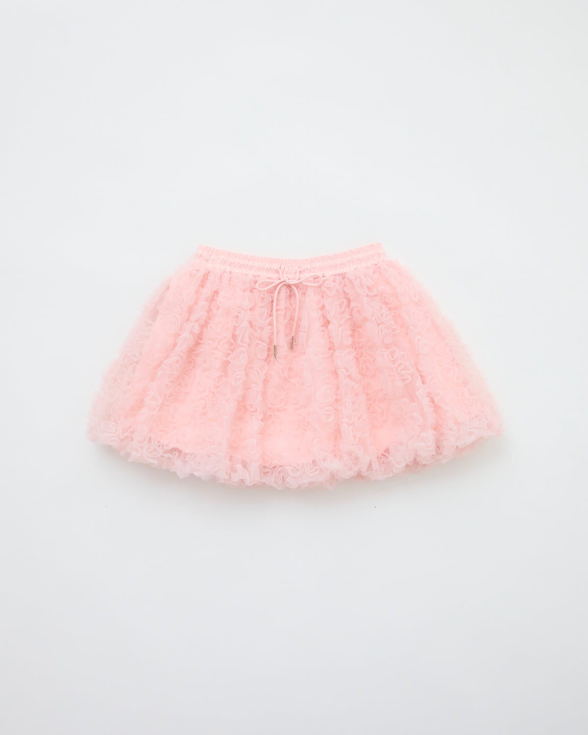 Tulle balloon mini skirt (pink)