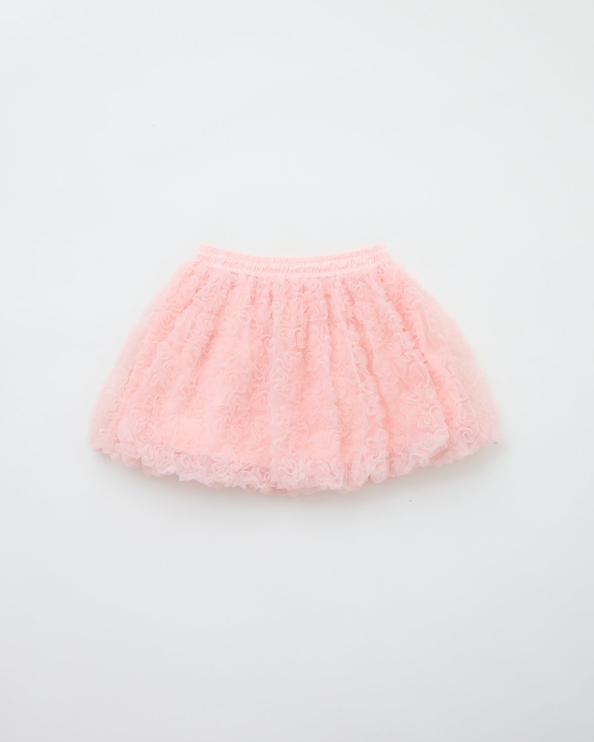 Tulle balloon mini skirt (pink)