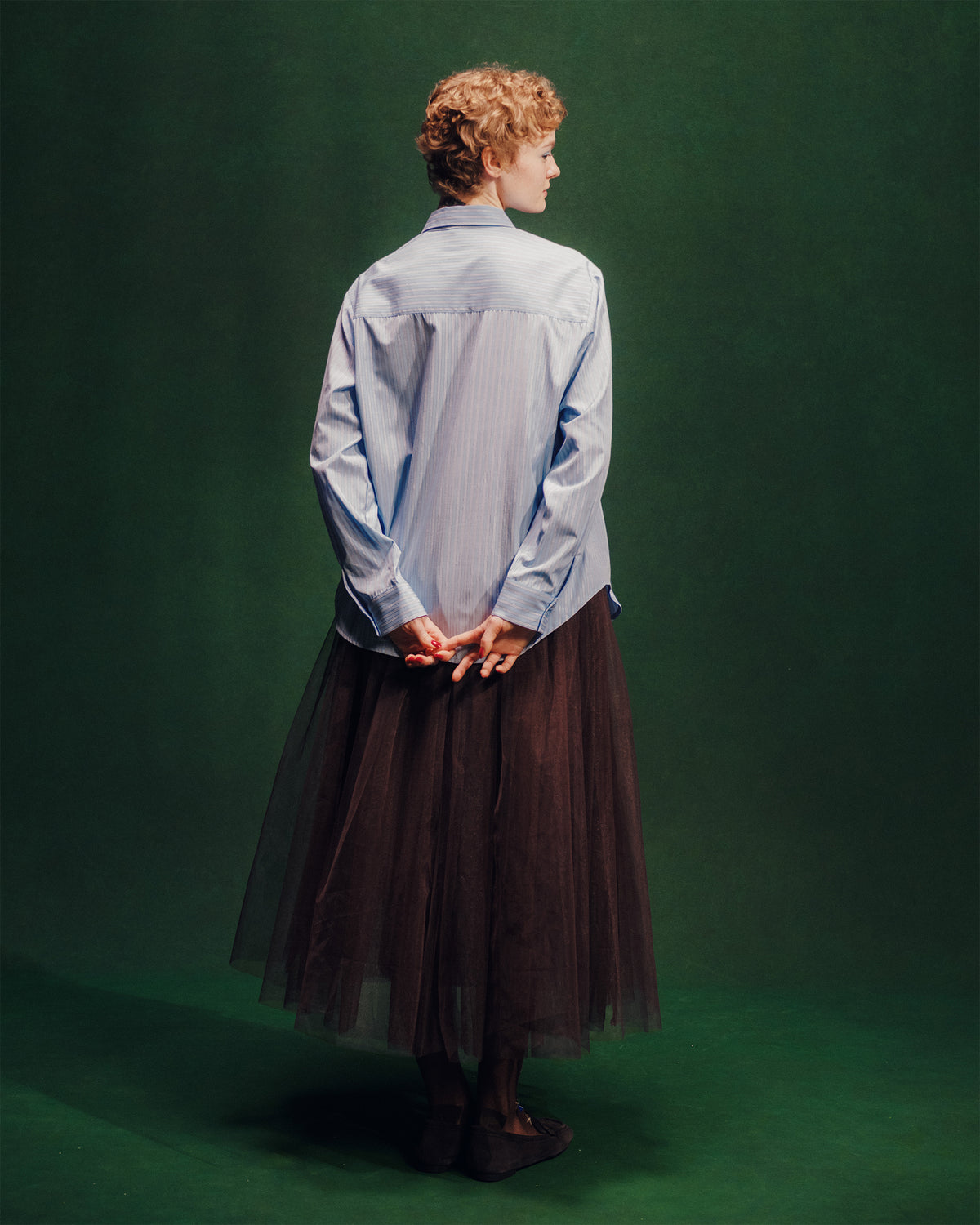 Volume tulle skirt