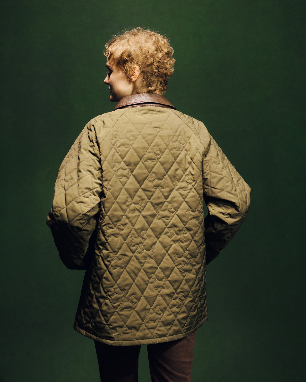 Achi-Cochi schnauzer quilted coat