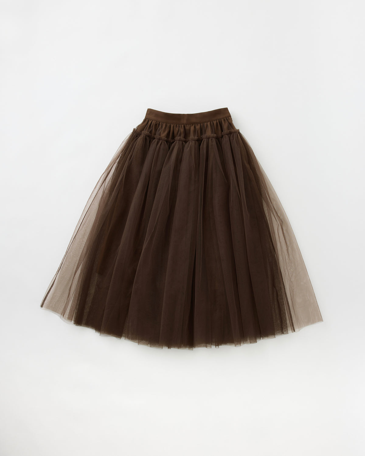 Volume tulle skirt