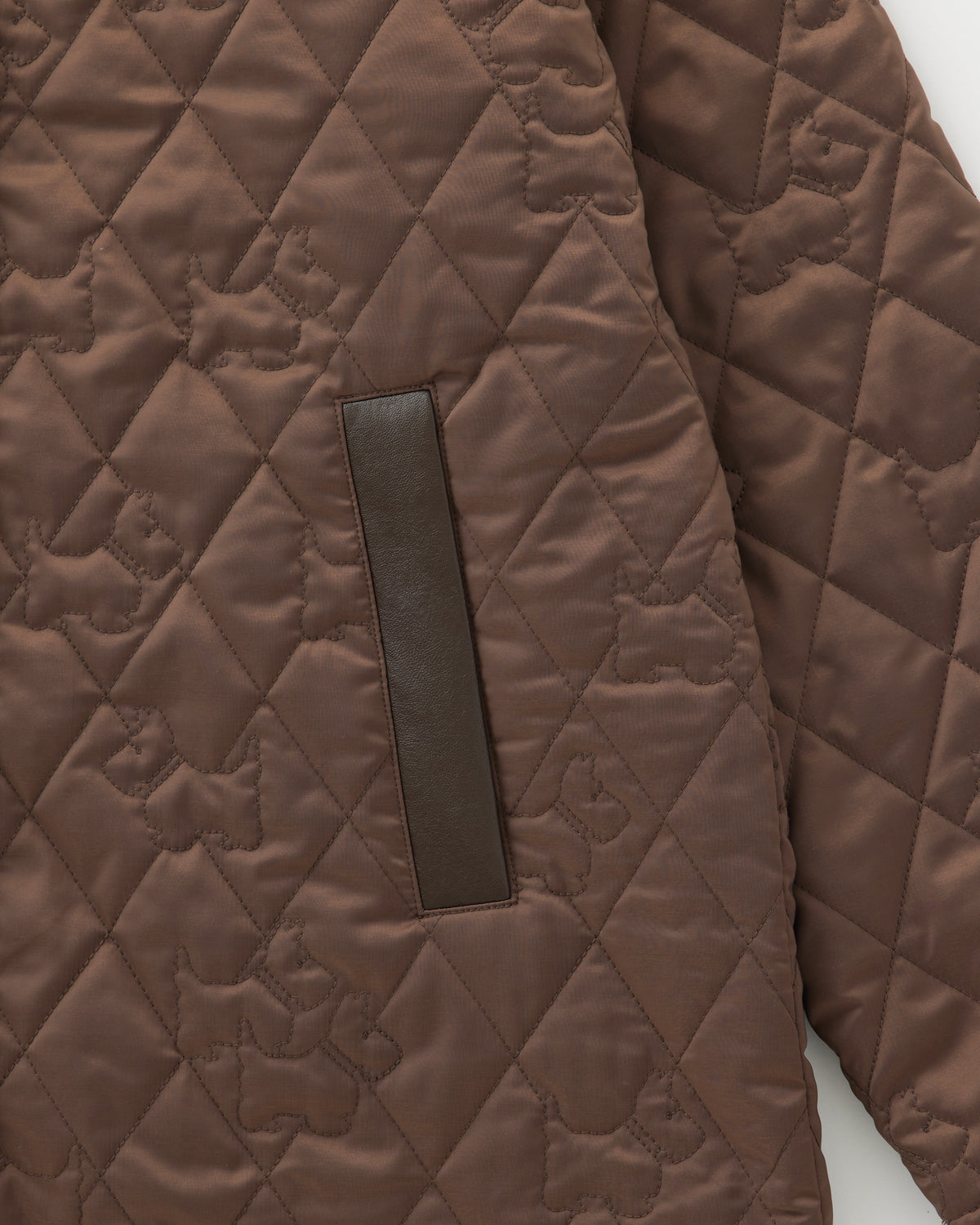 Achi-Cochi schnauzer quilted coat