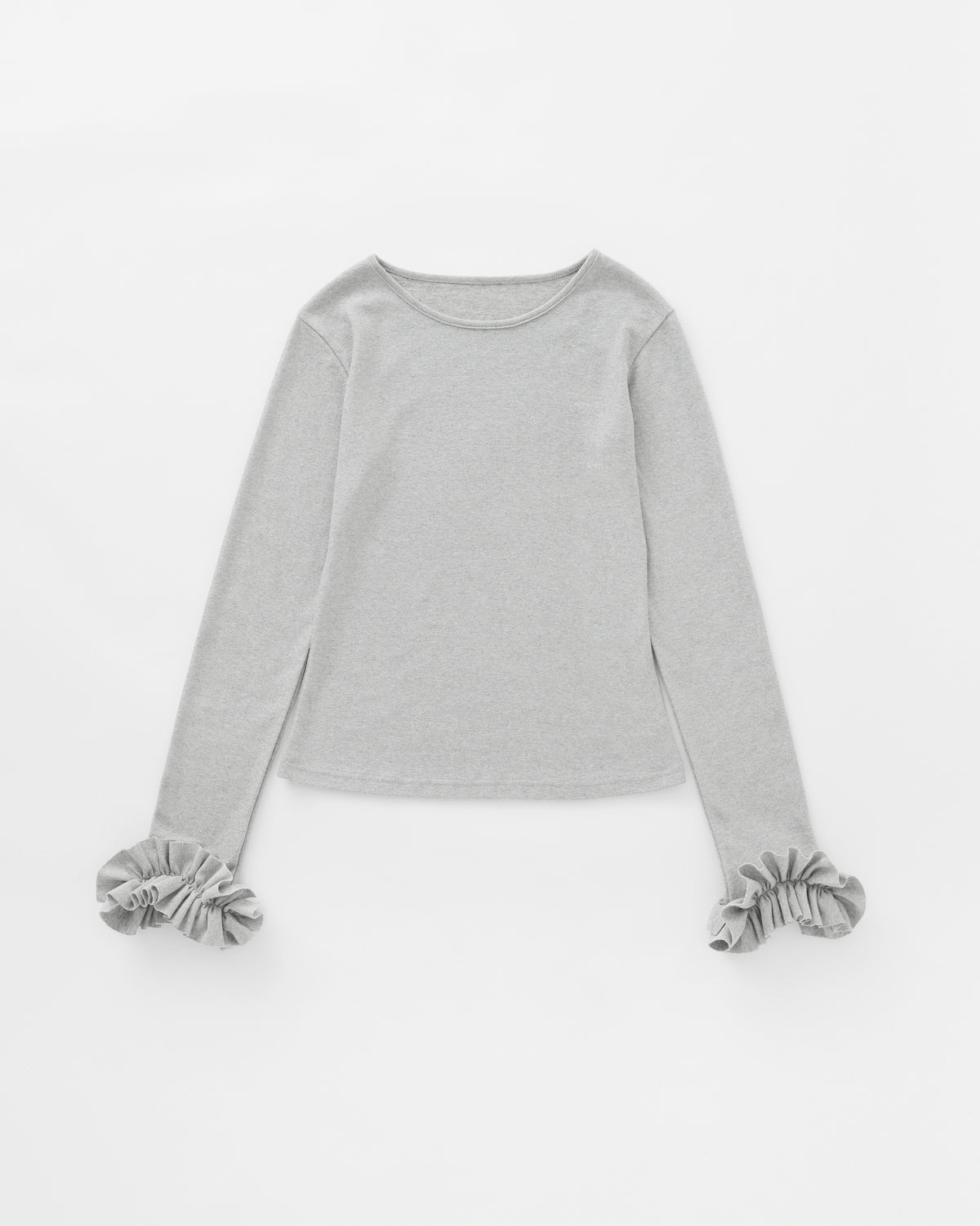 Glitter frill sleeve top