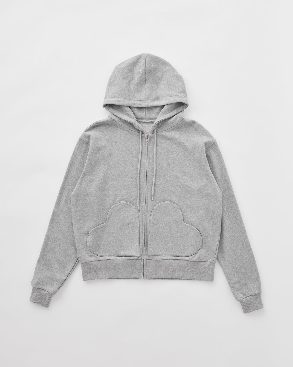 Double heart pocket hoodie