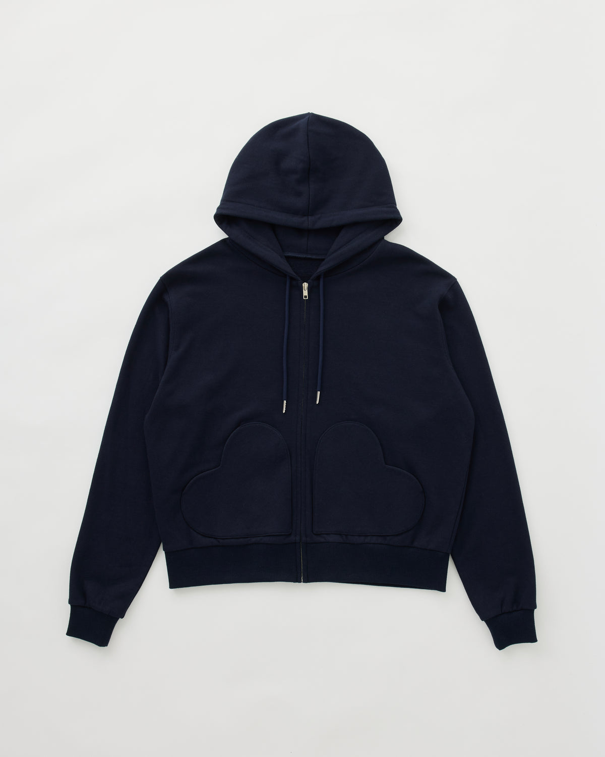 Double heart pocket hoodie