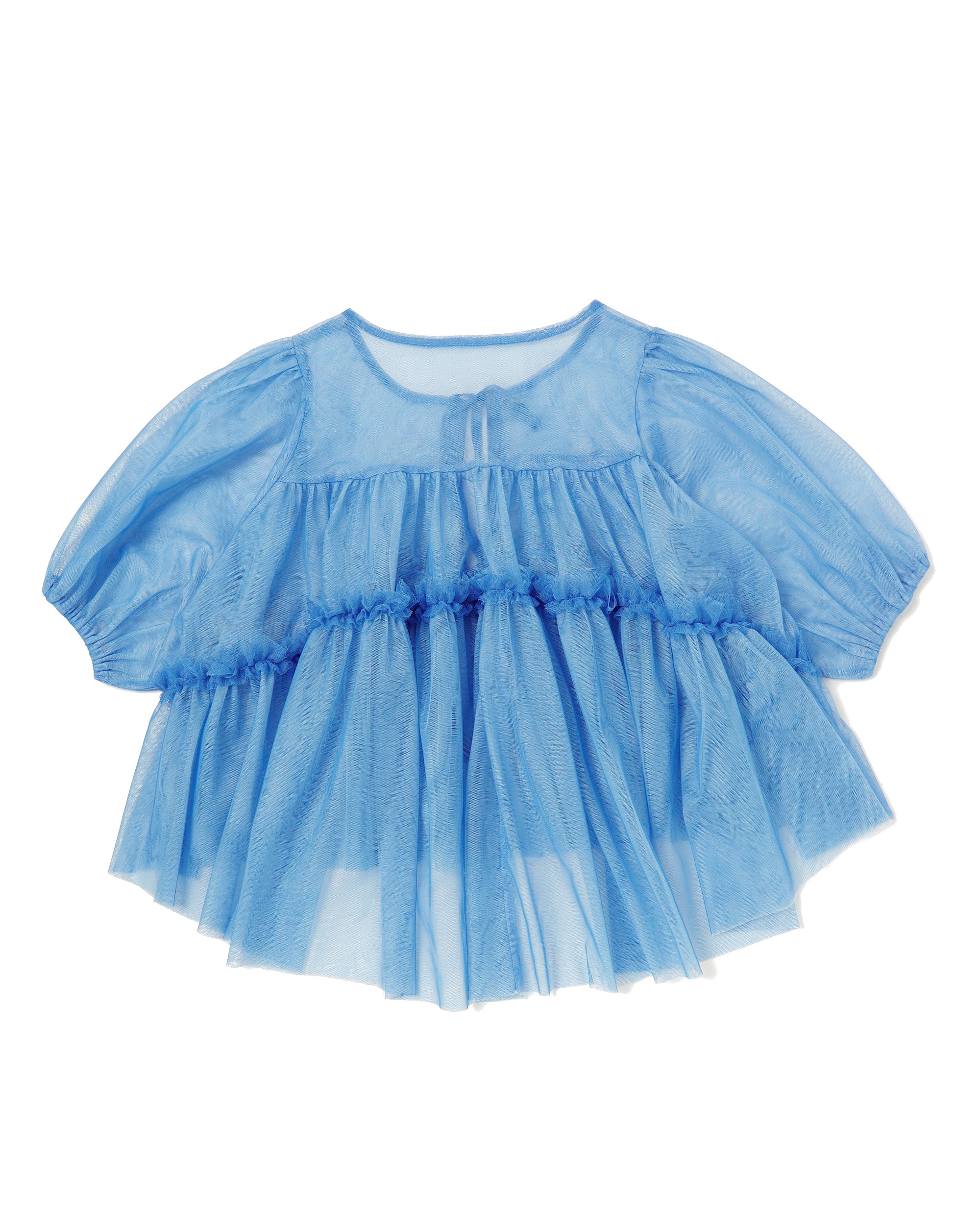 PUFF TIED BOLERO (BLUE)