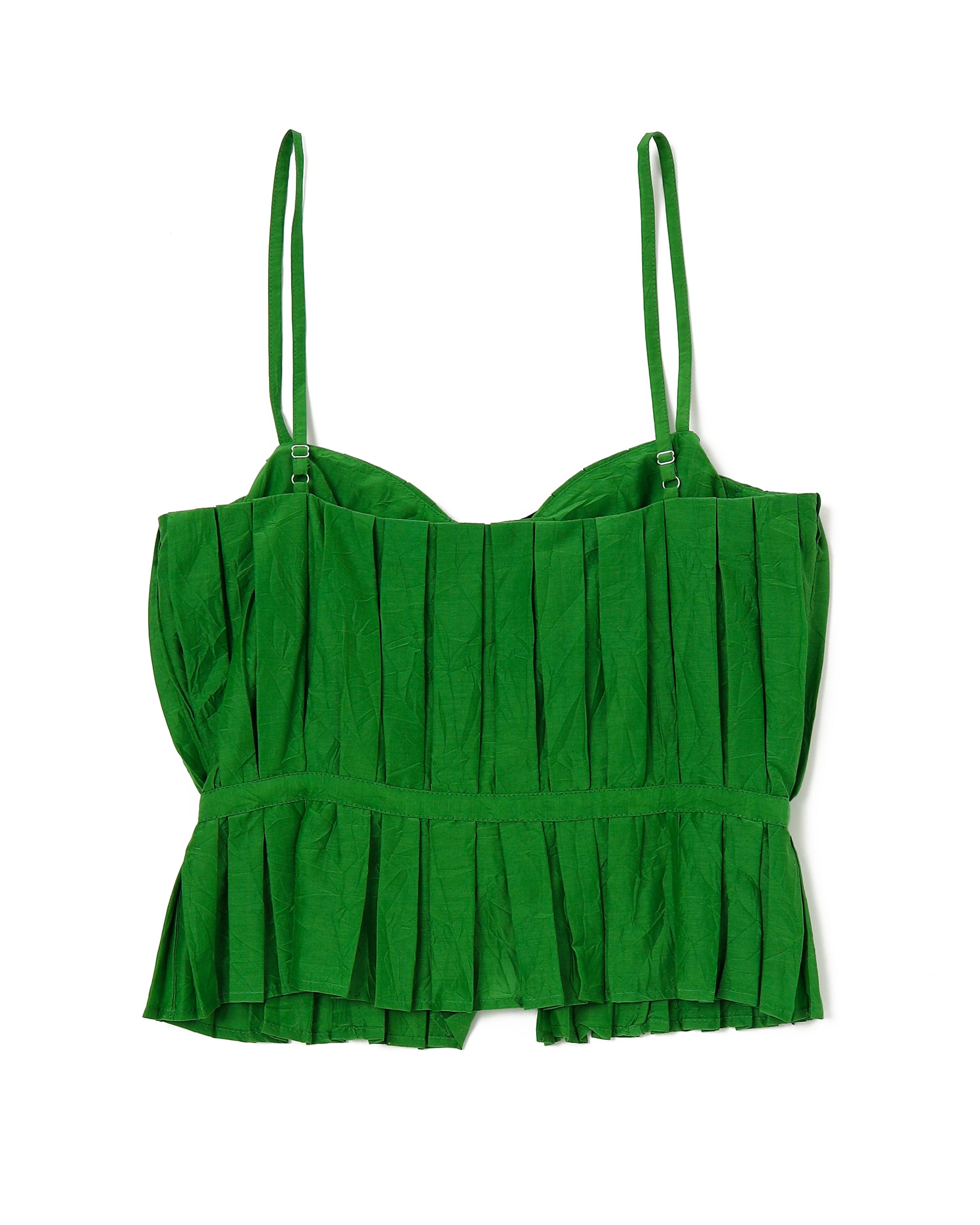 <b>naya rea</b><br>JACQUELINE HAND PLEATED TOP / Green