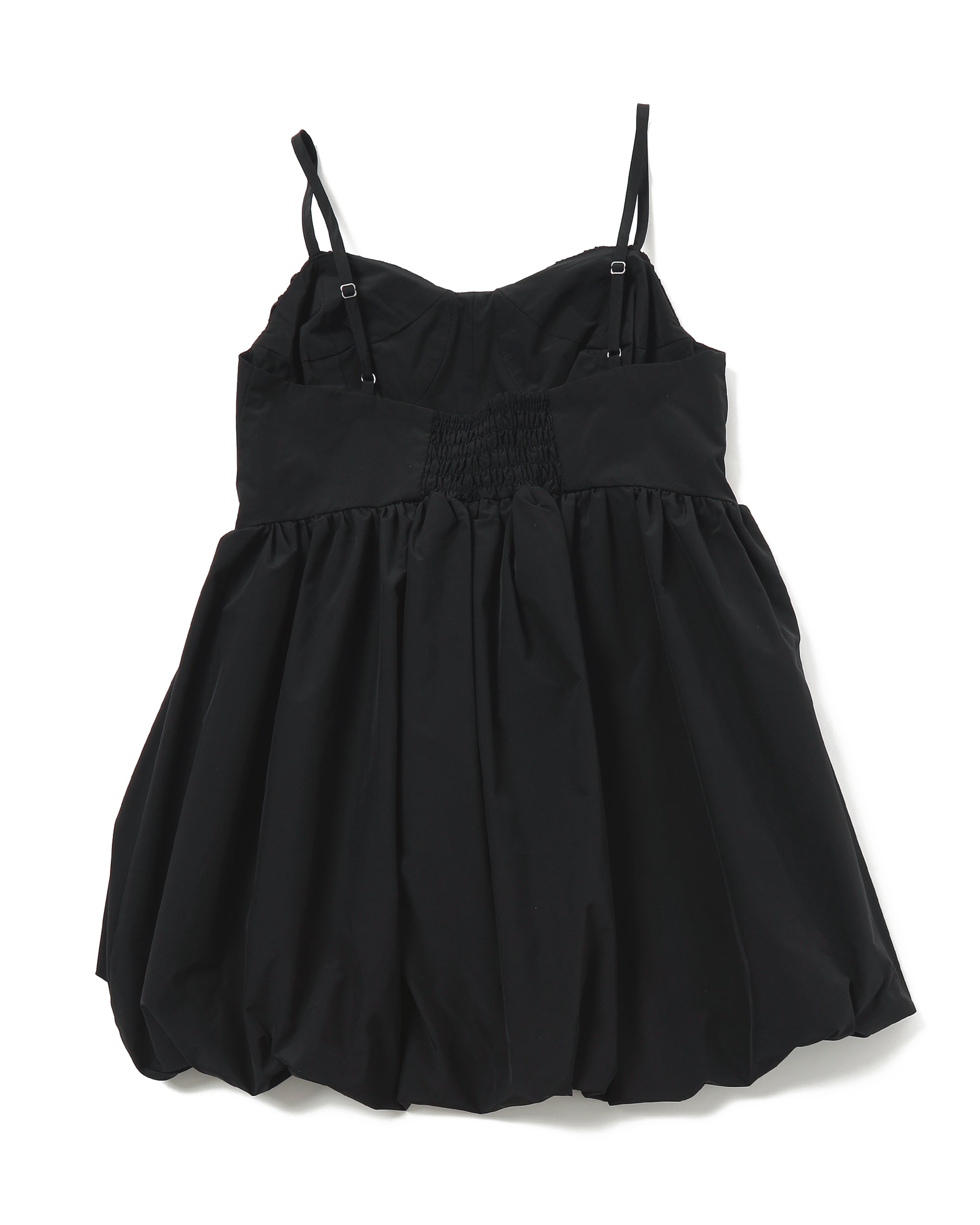 Balloon cami tunic (black)