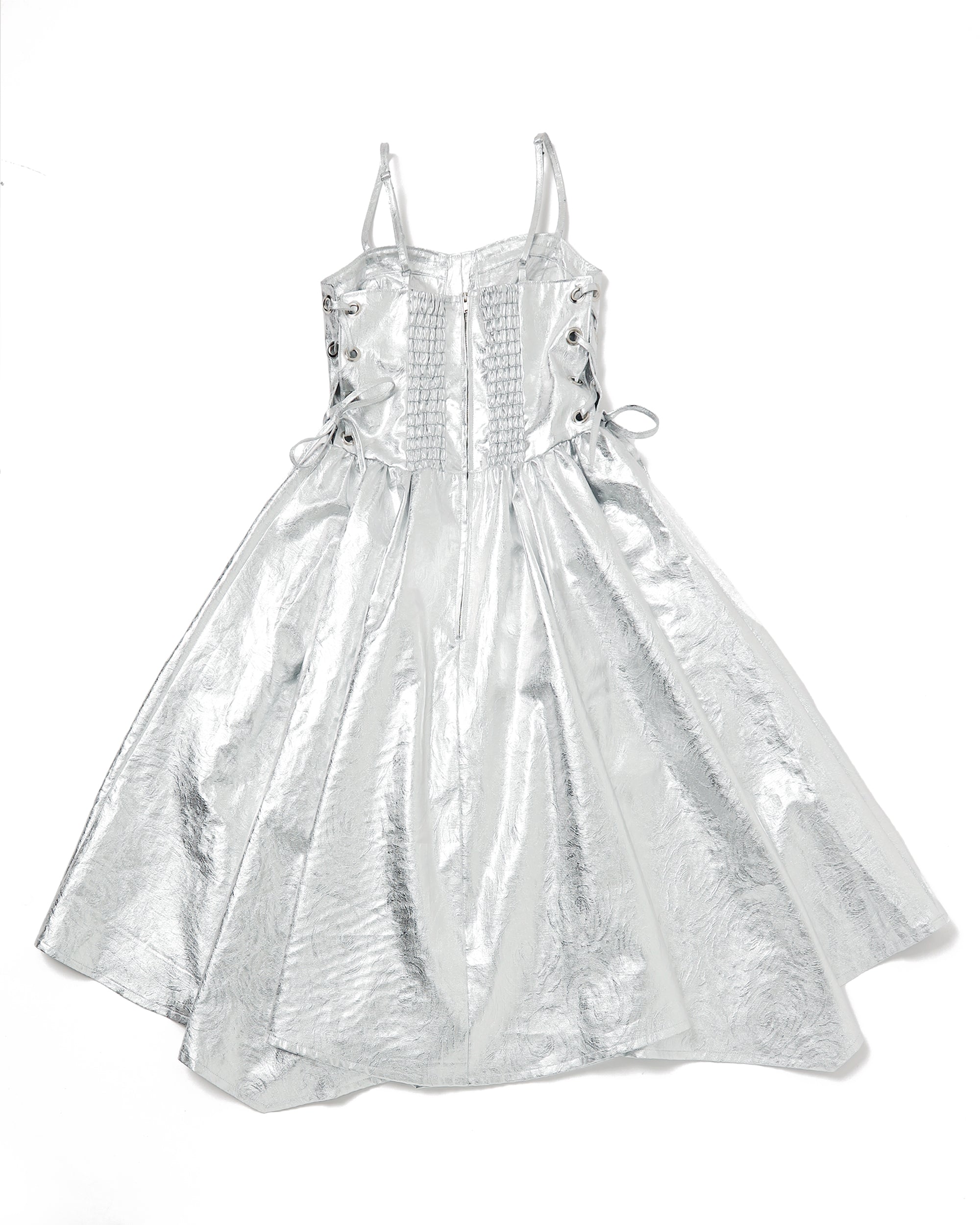 silver cami dress