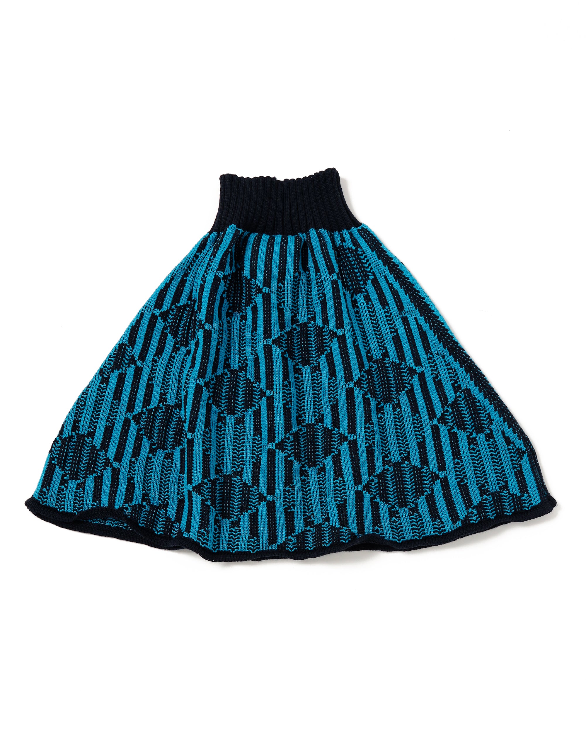 <b>Nadia Wire</b><br>mini diamond skirt / blue