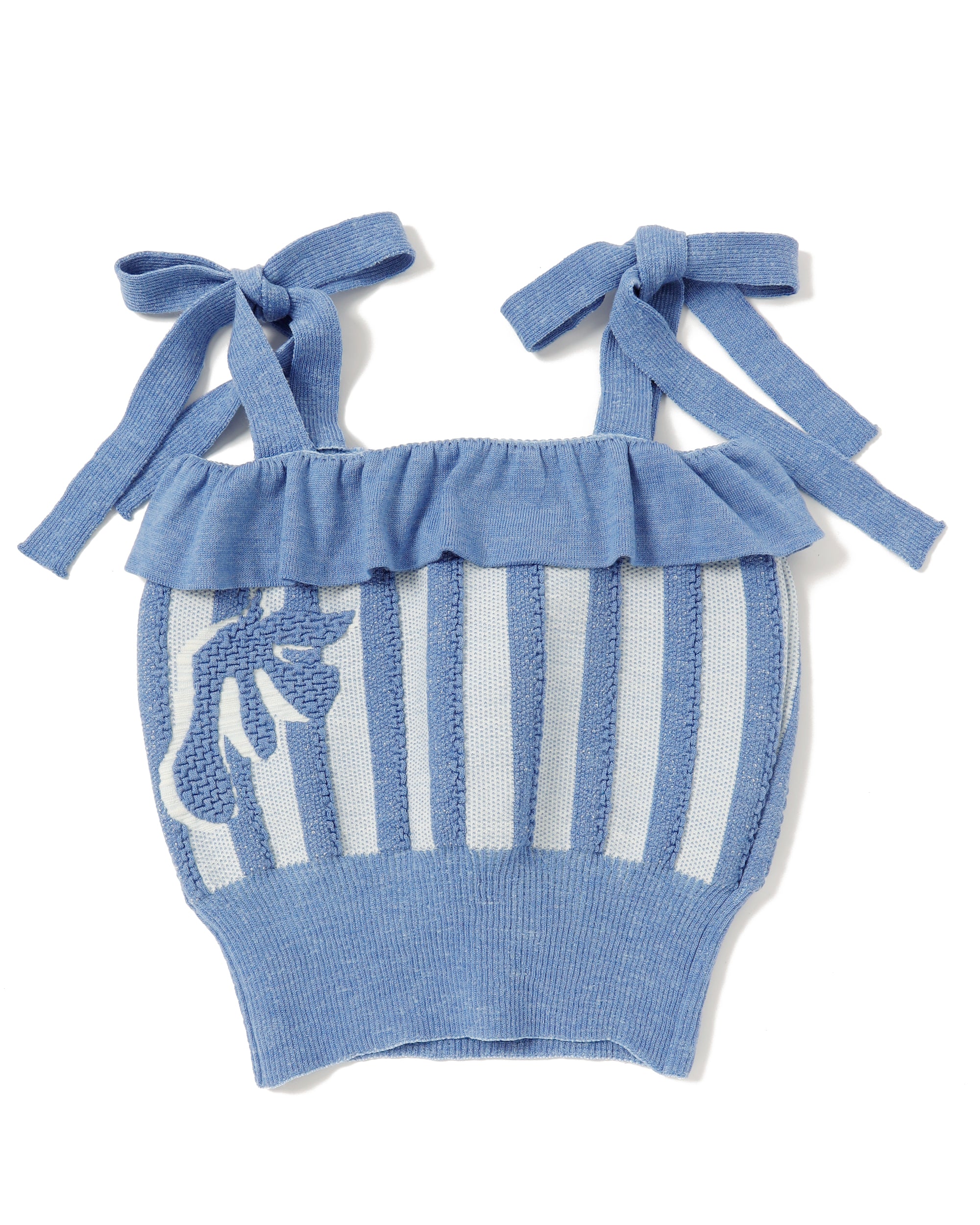 <b>Nadia Wire</b><br>sea bloom top / white