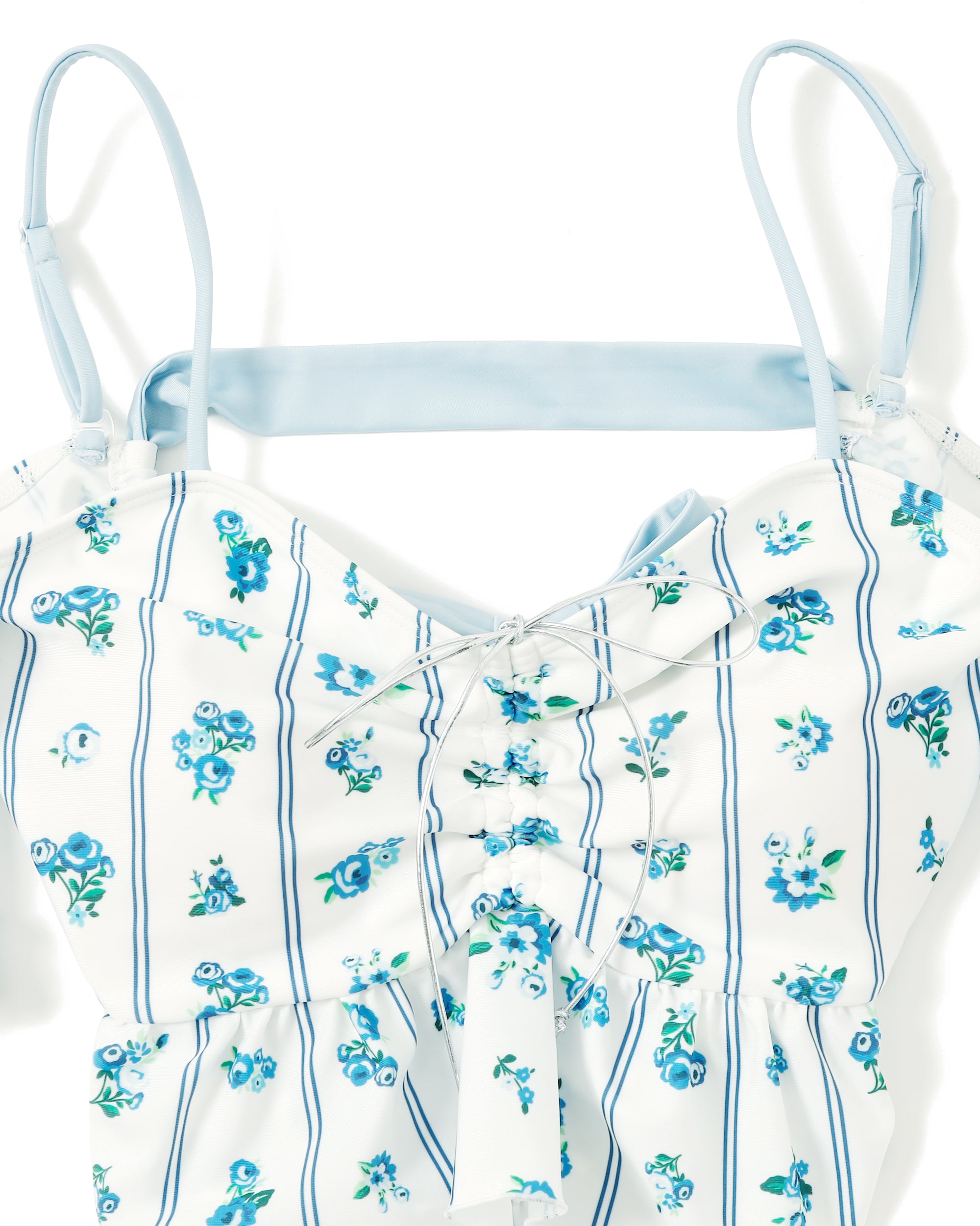 Off shoulder flare bikini